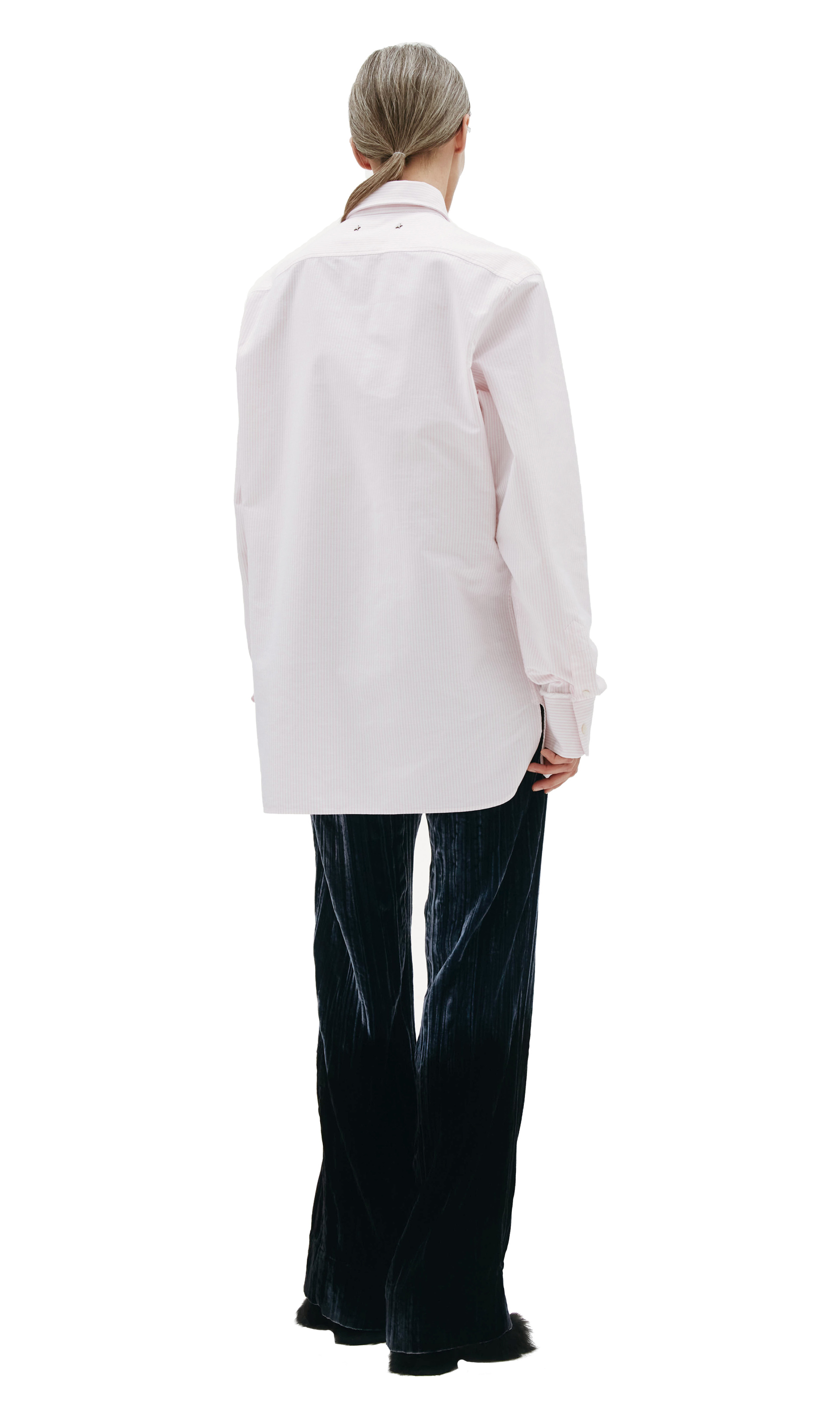 Golden Goose Рубашка в полоску со значками