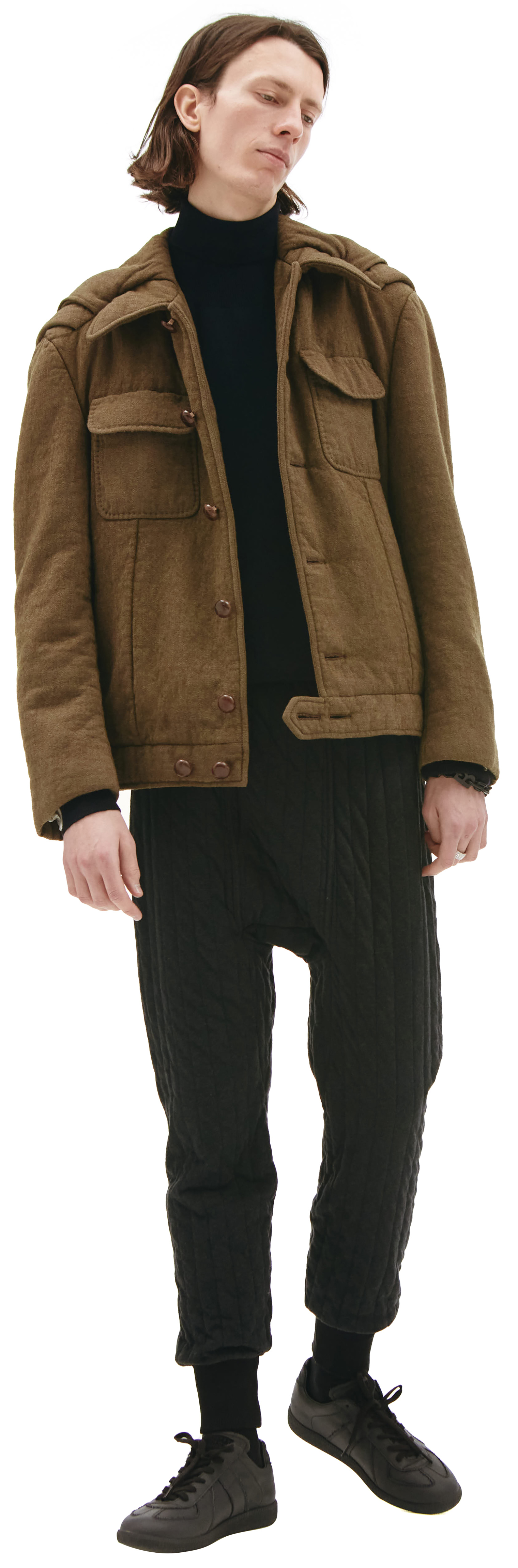 Maison Margiela Стеганая куртка из шерсти