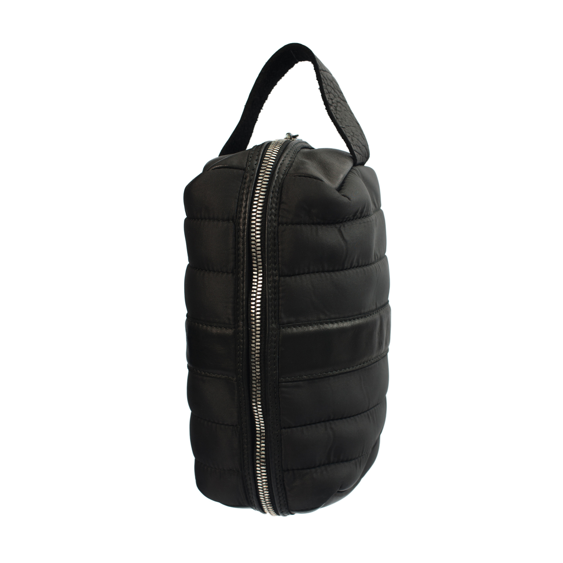 Guidi Cумка-косметичка с кожаными вставками