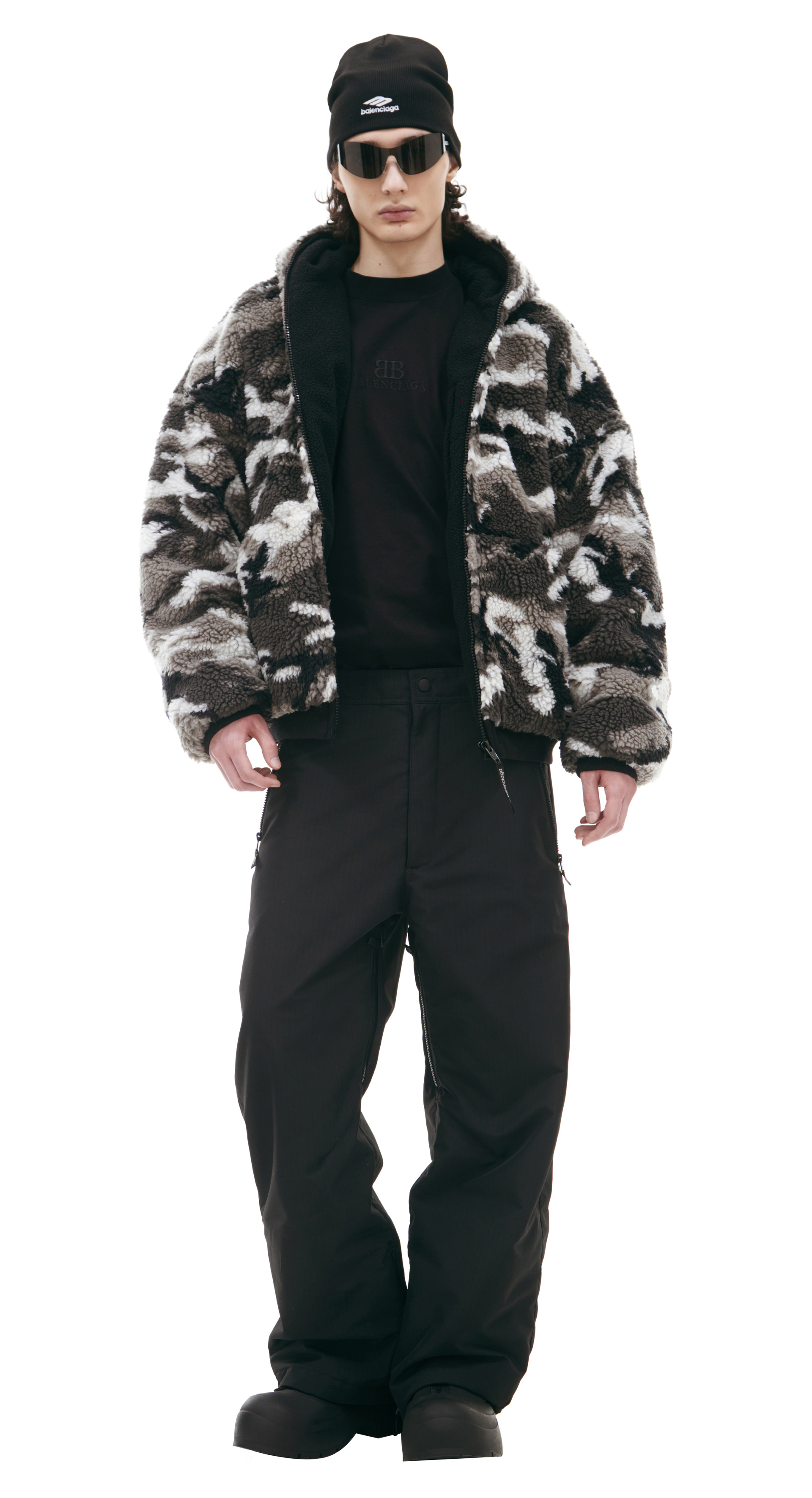 Balenciaga Флисовая куртка на молнии