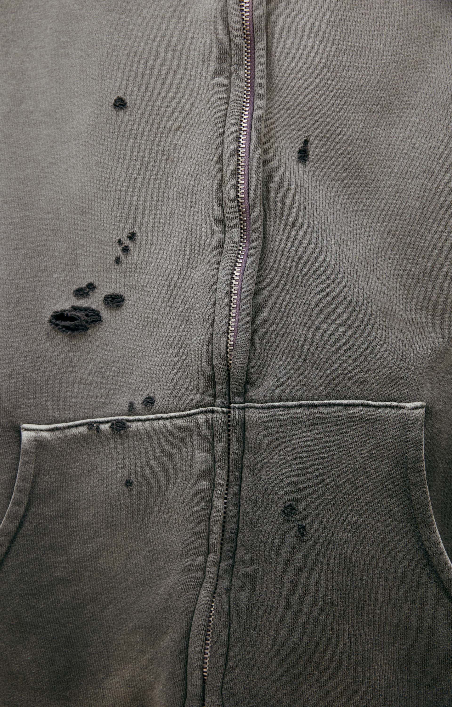 Saint Mxxxxxx Худи с рваным эффектом