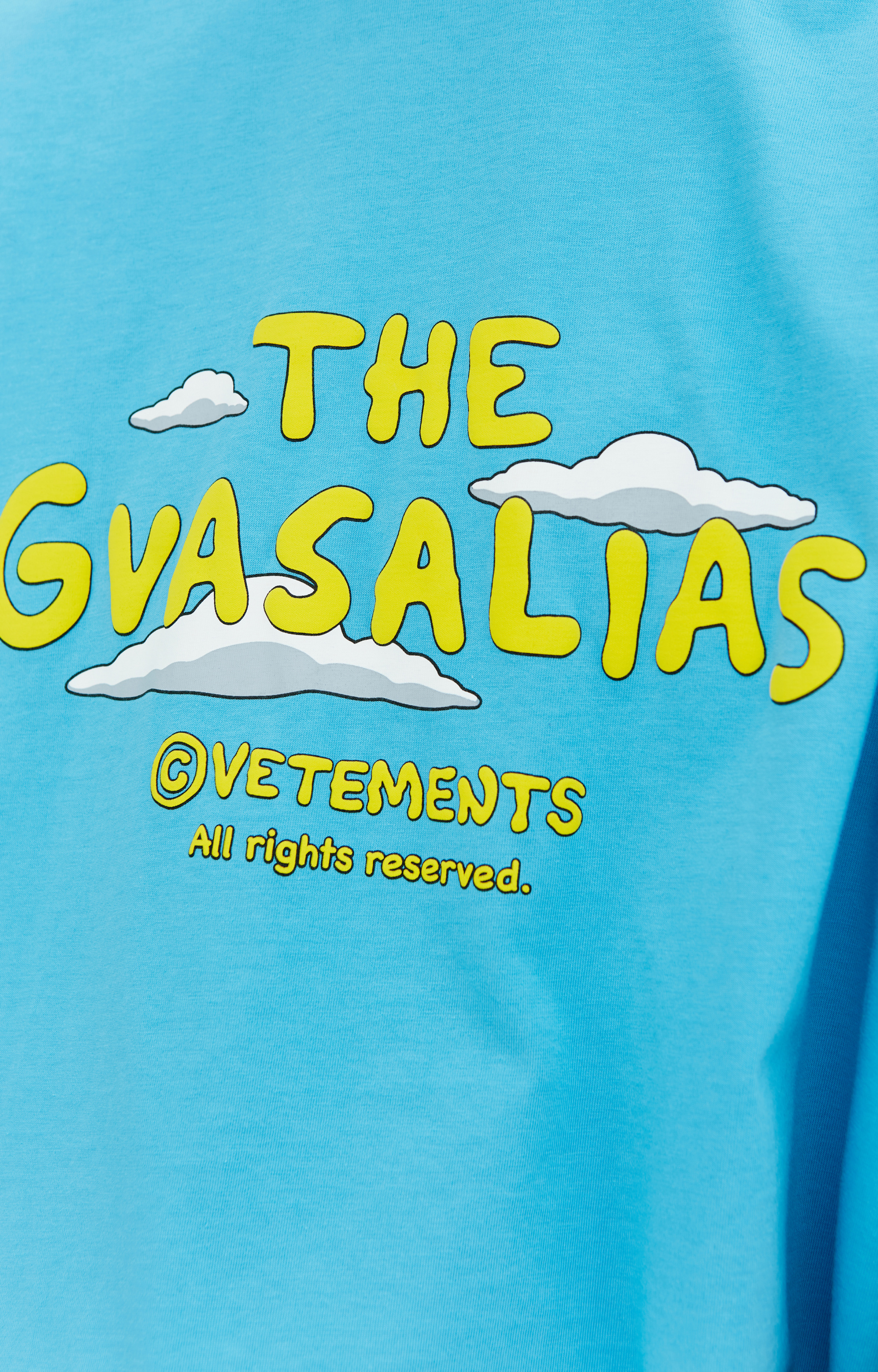VETEMENTS Футболка с принтом \'The Gvasalias\'