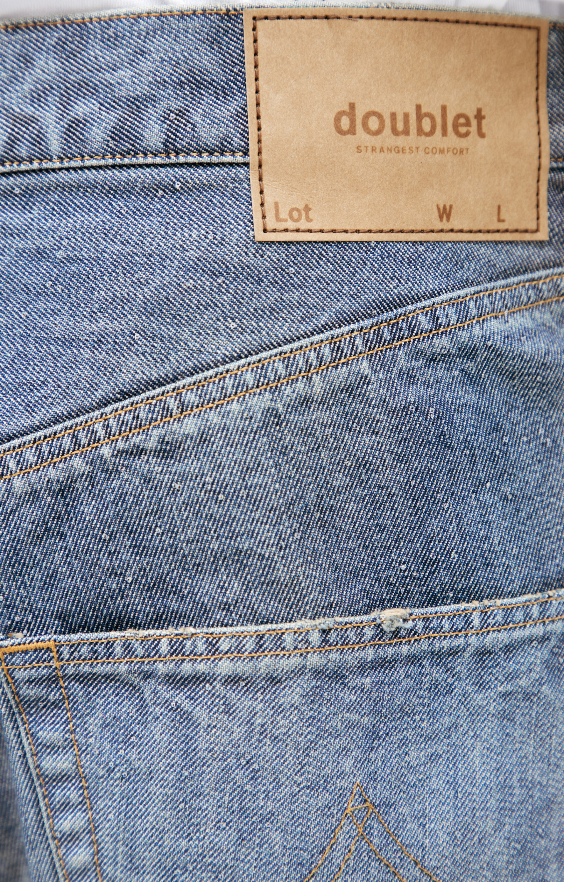 Doublet Широкие джинсы из хлопка