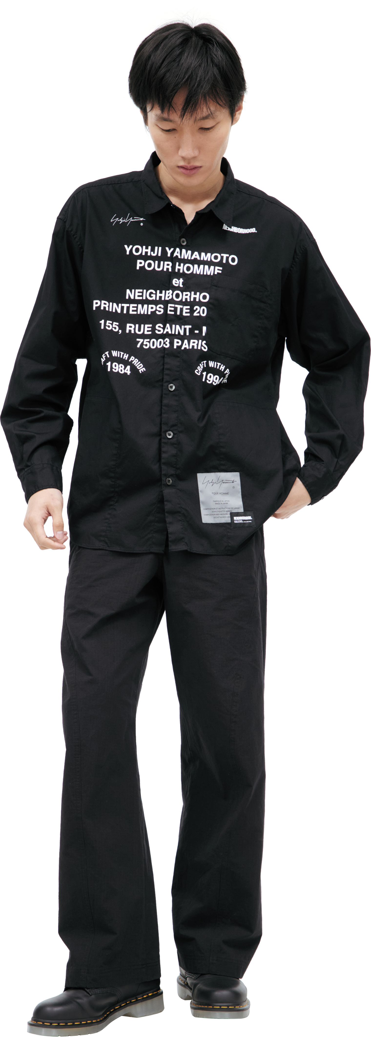 Yohji Yamamoto Рубашка x Neighborhood