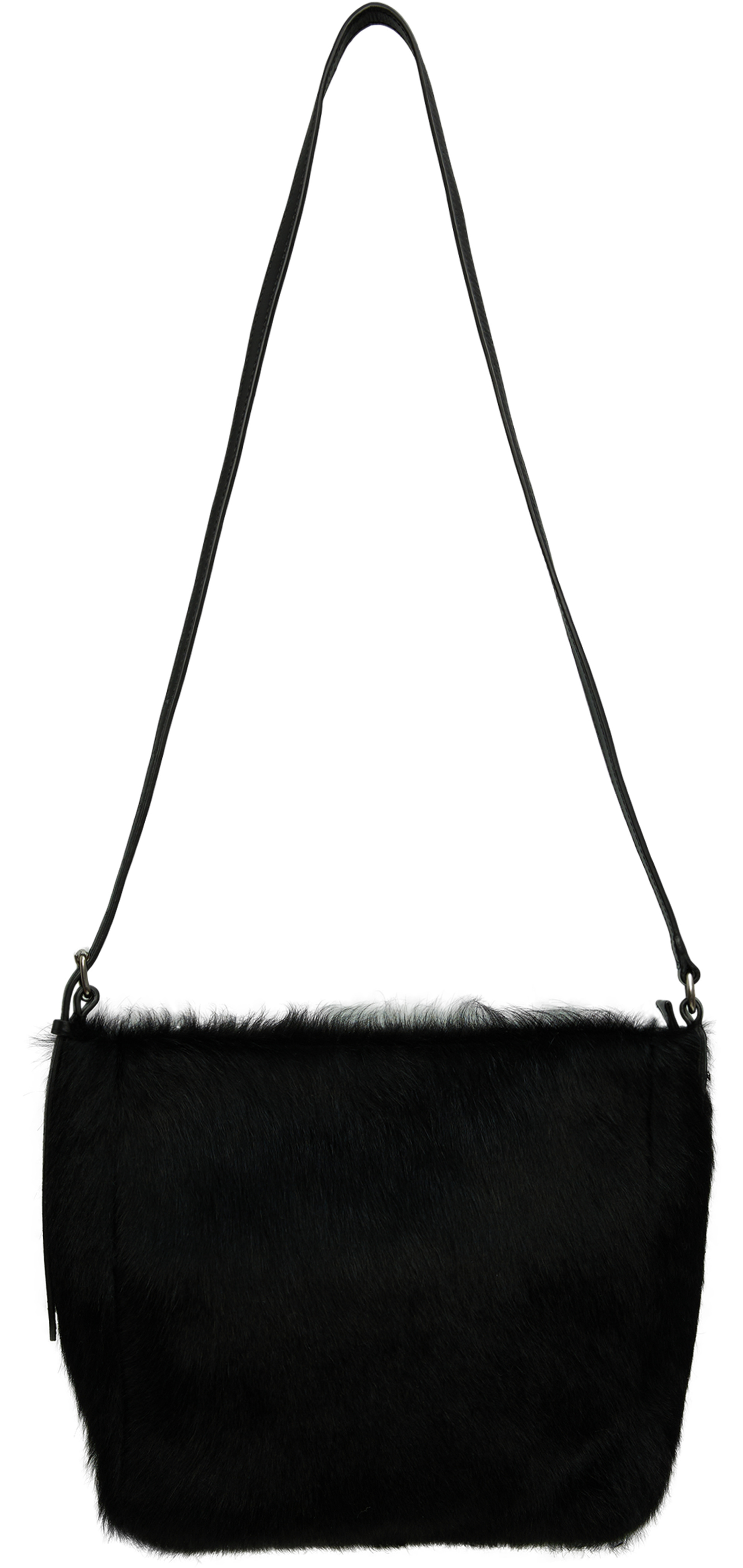 Dries Van Noten Черная сумка из кожи