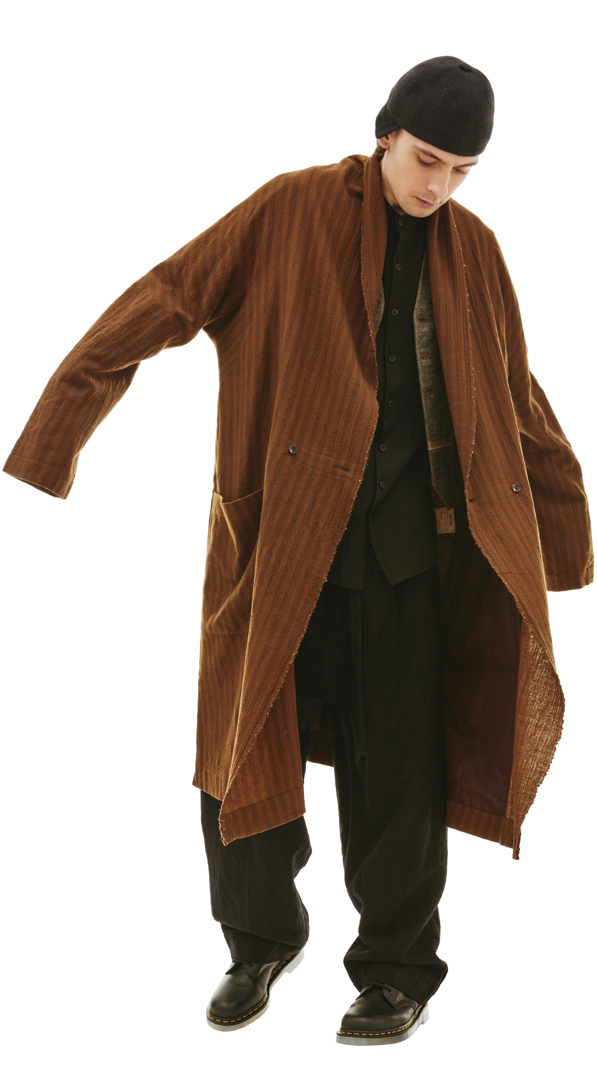 Ziggy Chen Шерстяное пальто на пуговицах