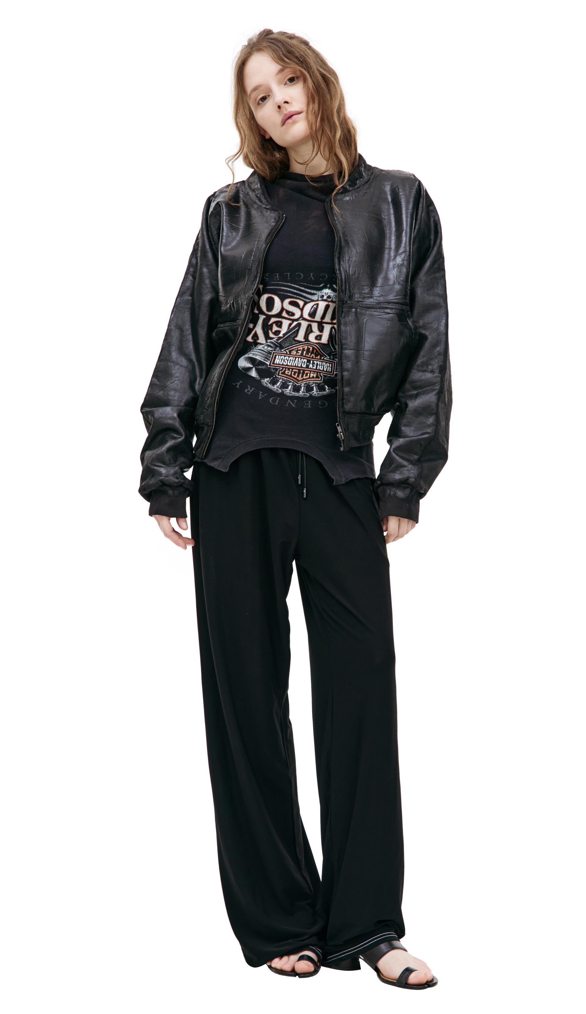 PROTOTYPES Черный бомбер на молнии