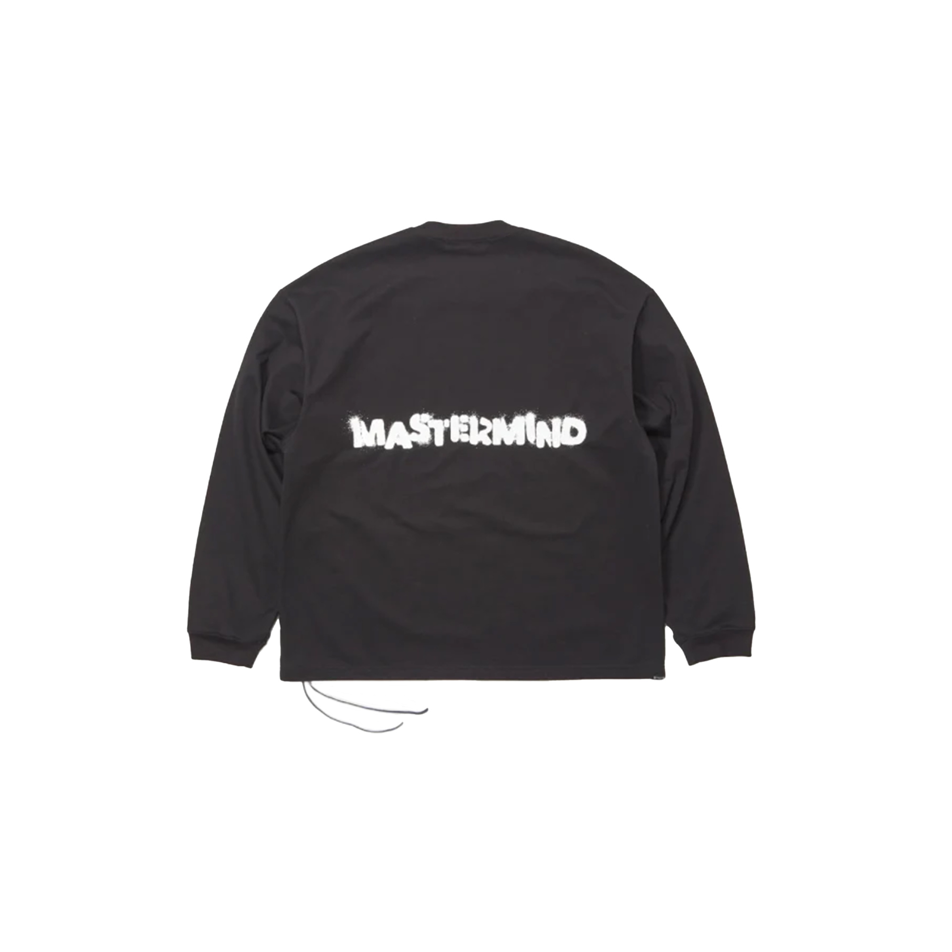 Mastermind WORLD Черный лонгслив с принтом черепа