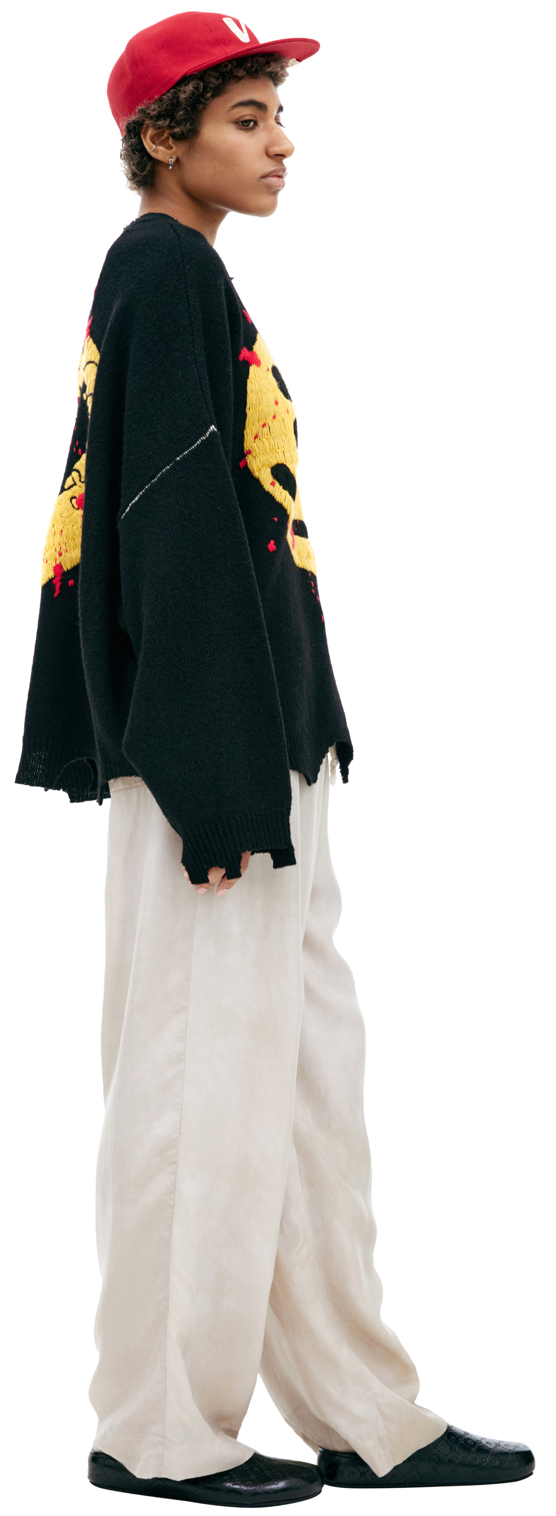 Saint Mxxxxxx Вязаный свитер с вышивкой