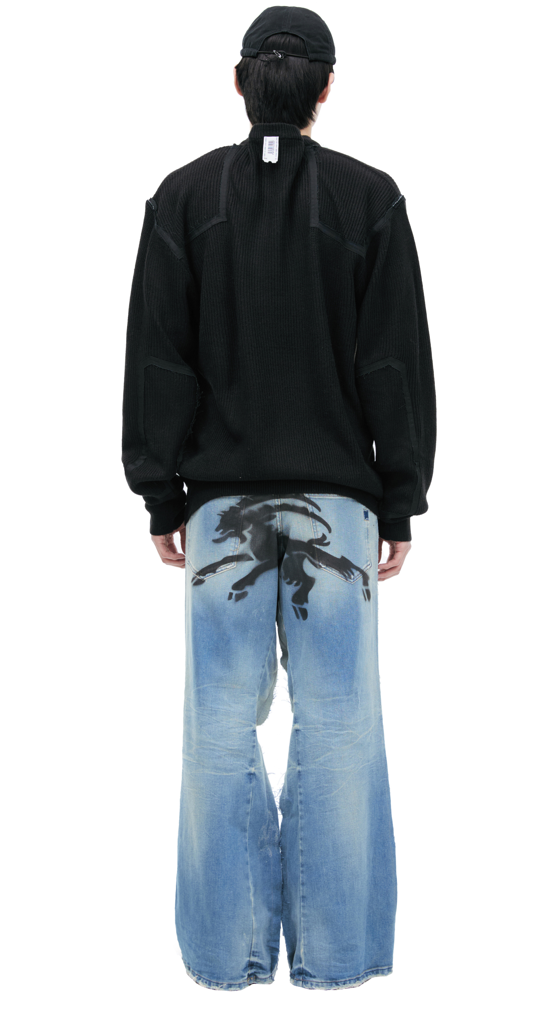 PROTOTYPES Свитер с контрастными швами