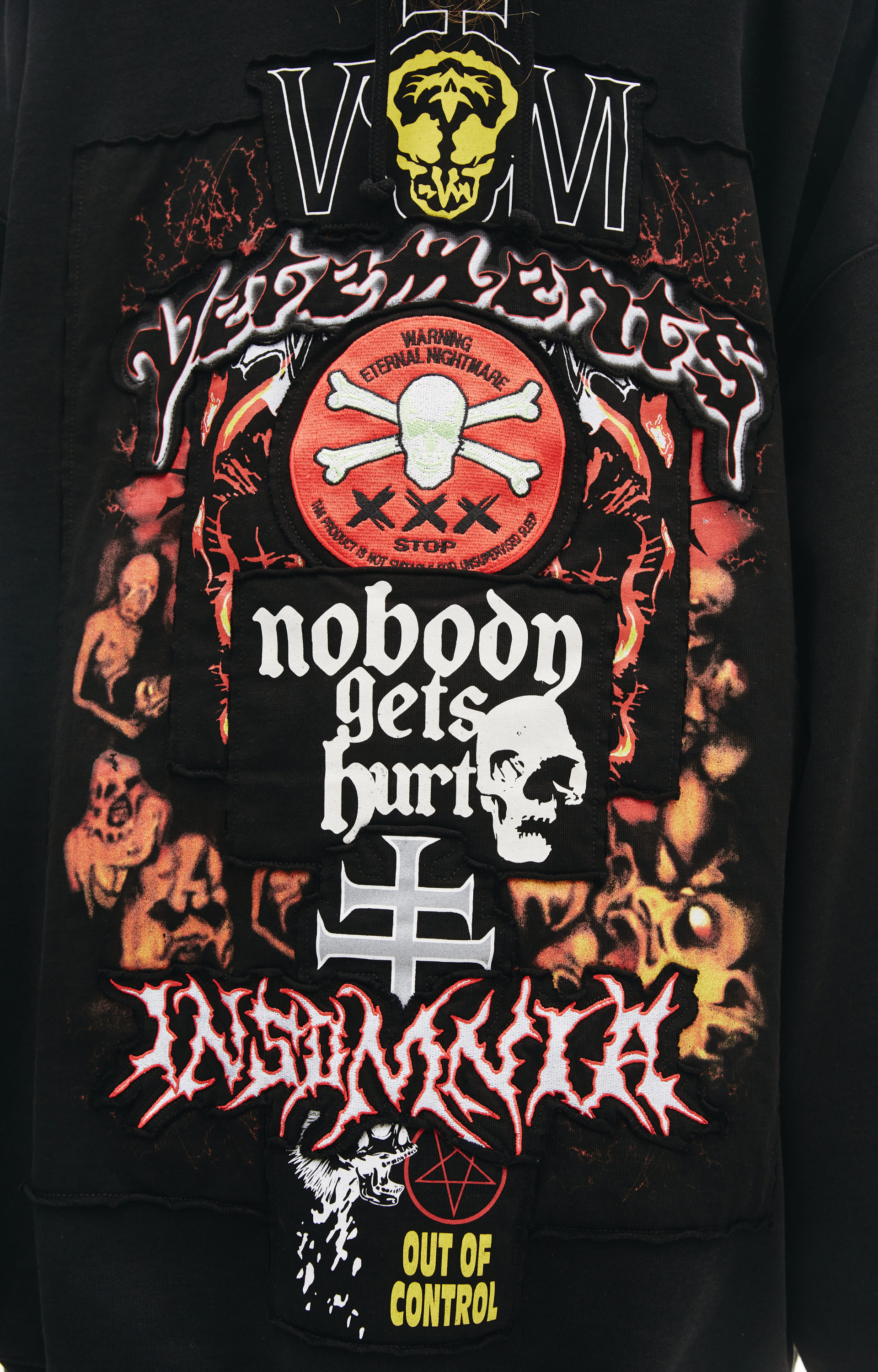 VETEMENTS Худи World Tour с патчами