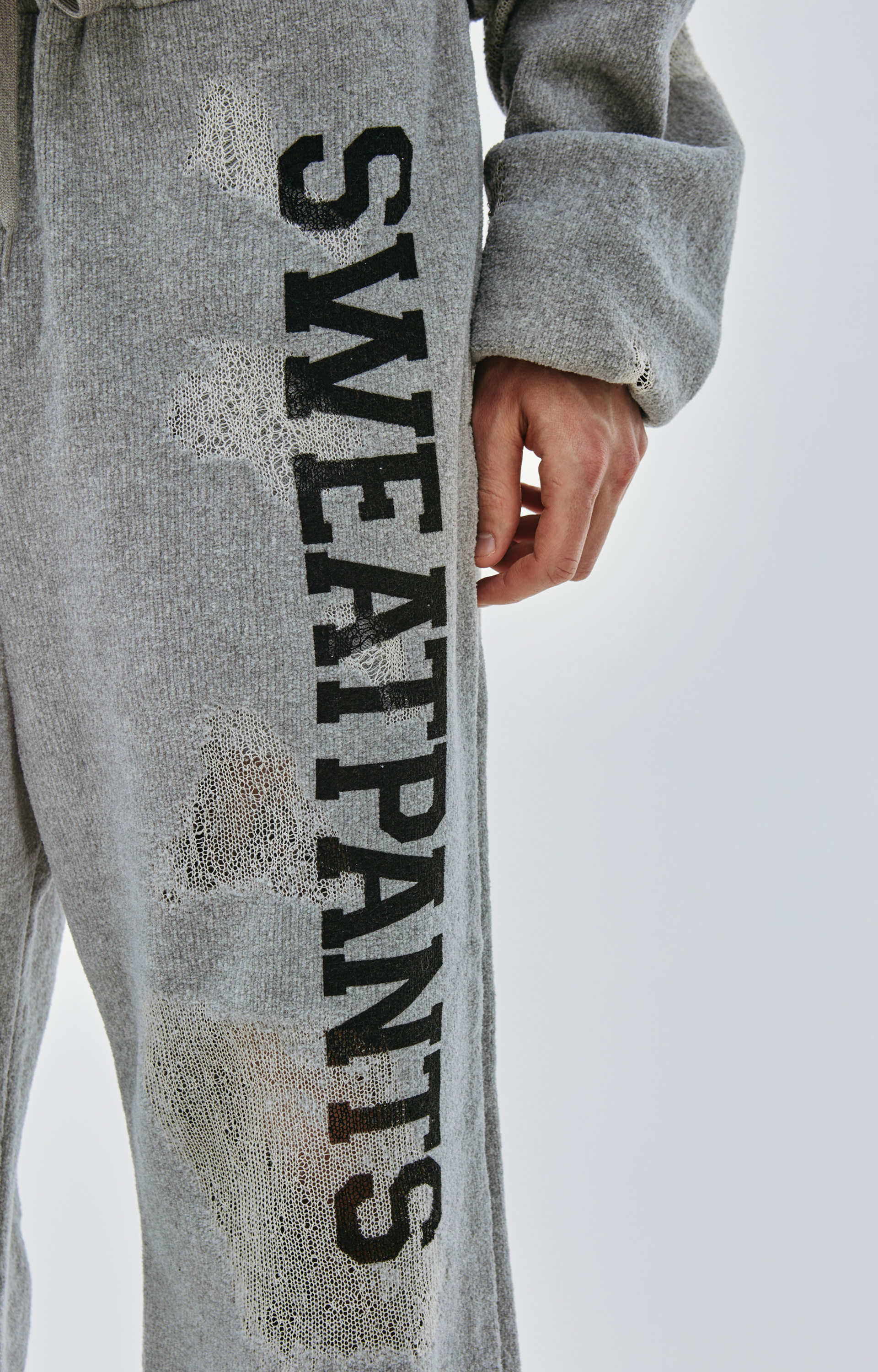 Doublet Широкие брюки с принтом