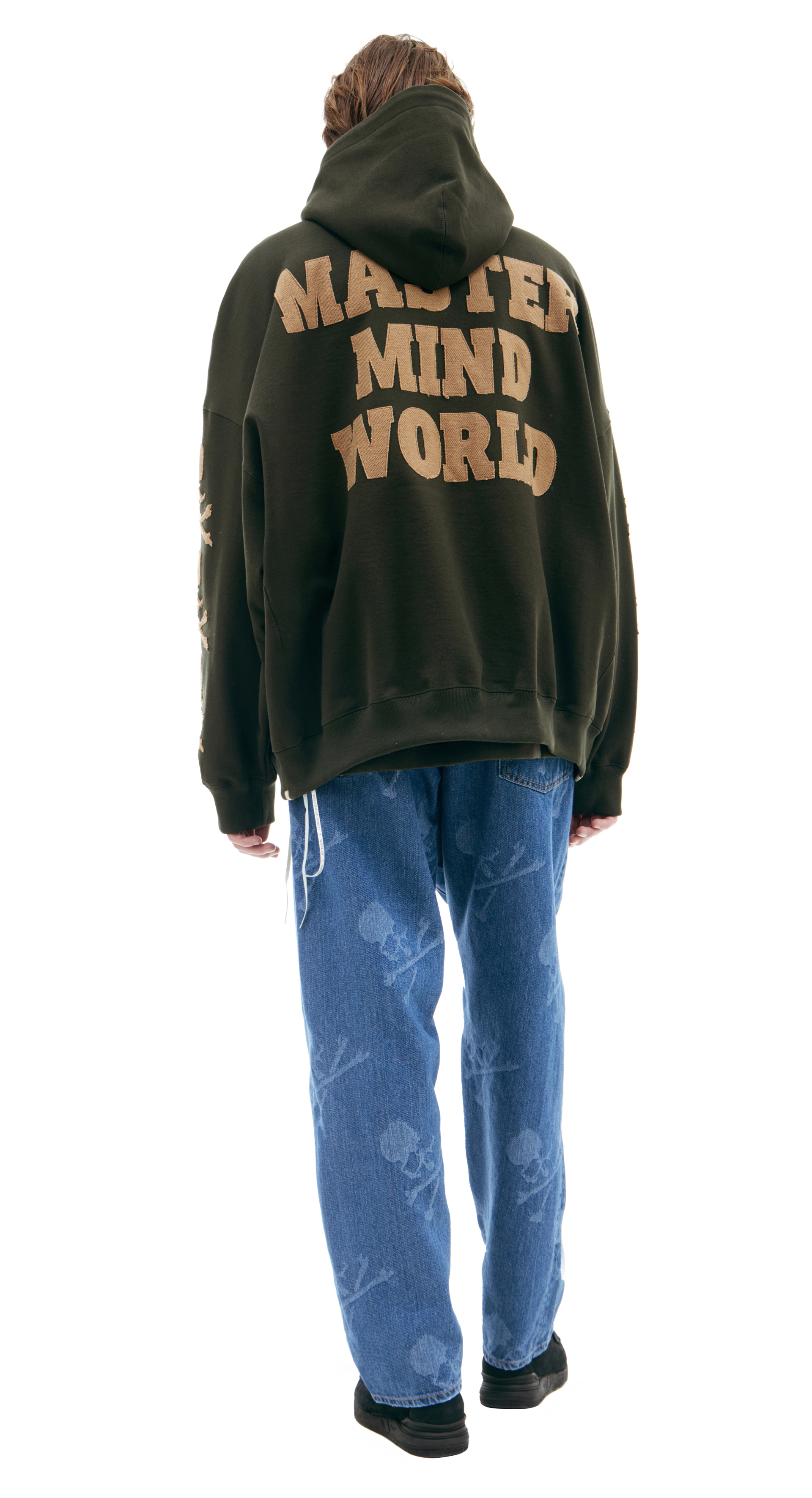 Mastermind WORLD Хаки худи на молнии