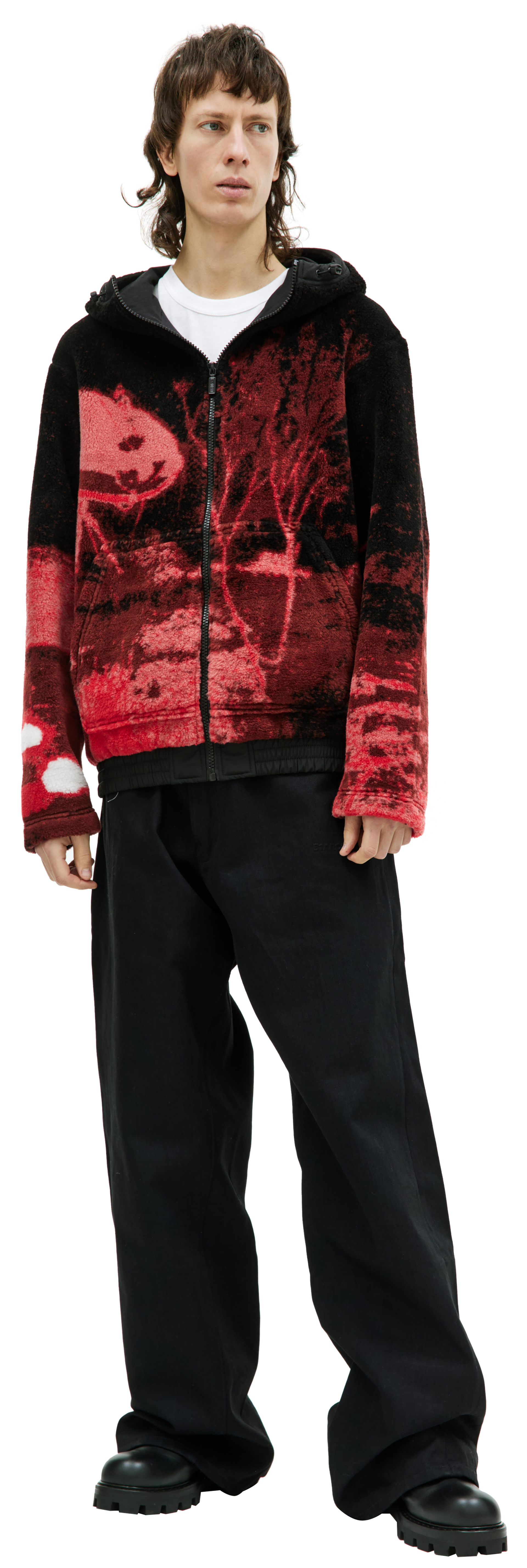 Diesel Флисовое худи S-Monty с графическим принтом