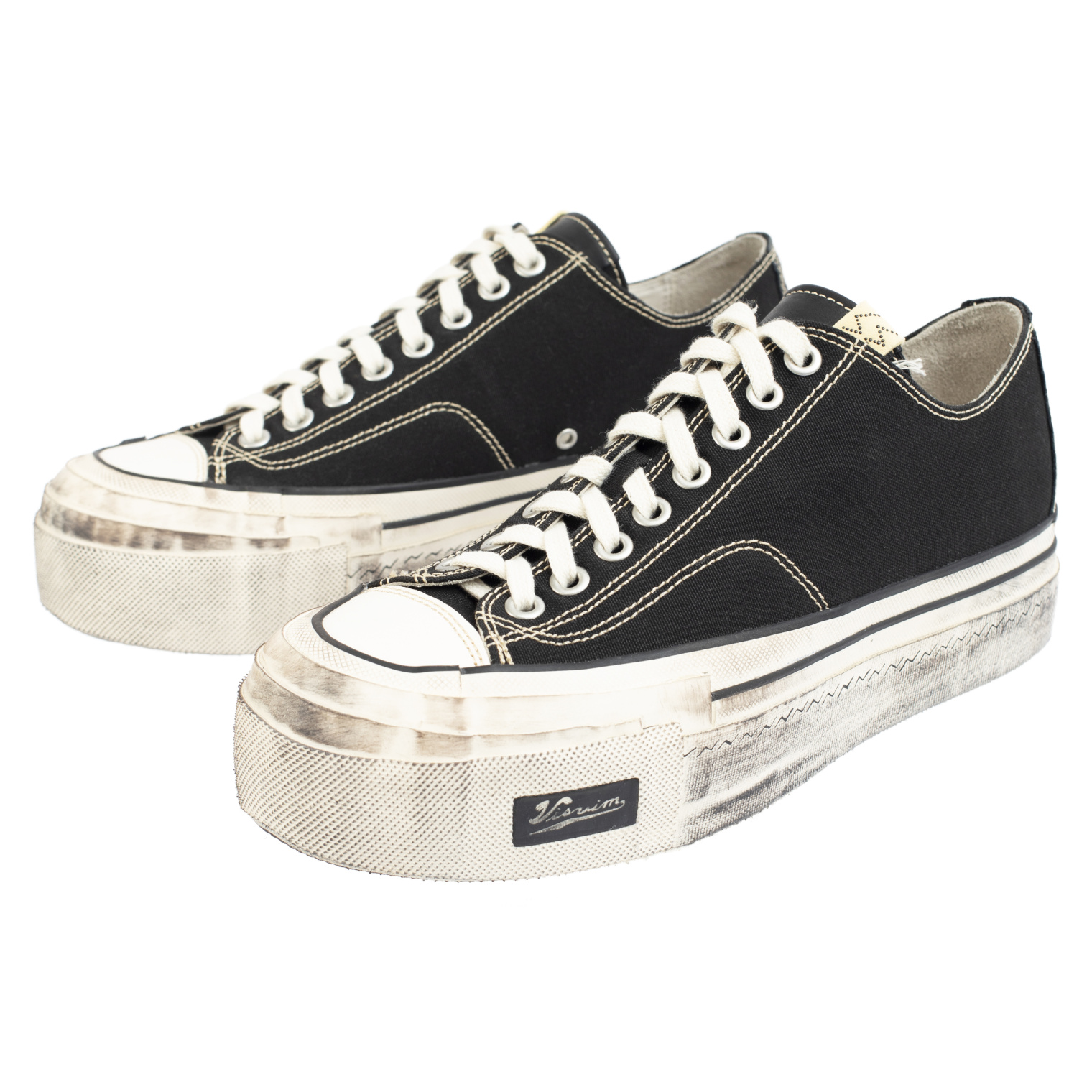 visvim Черные кеды Skagway на платформе
