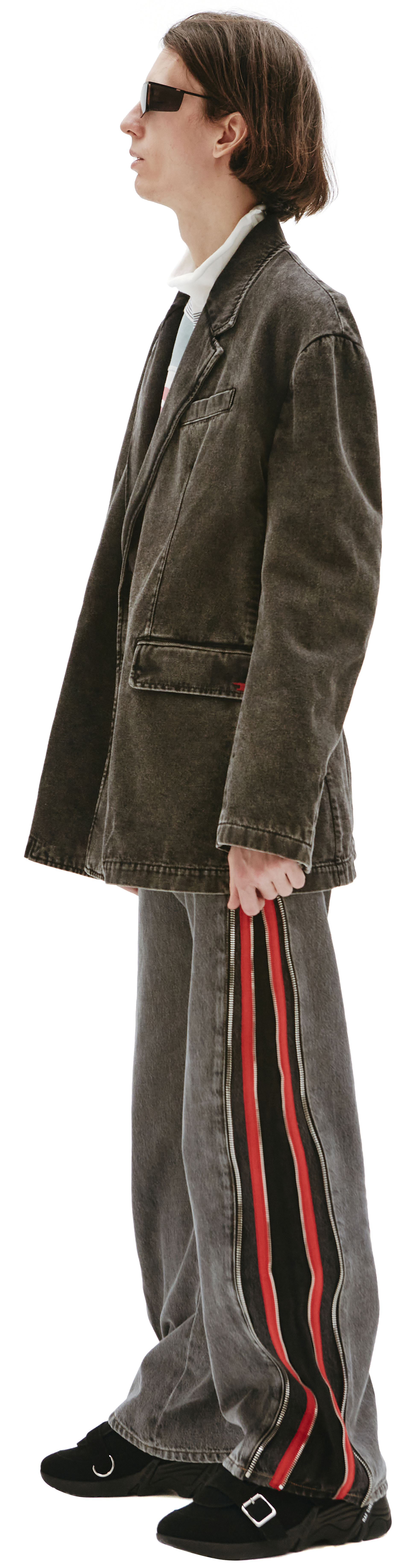 Diesel Джинсовый оверсайз пиджак