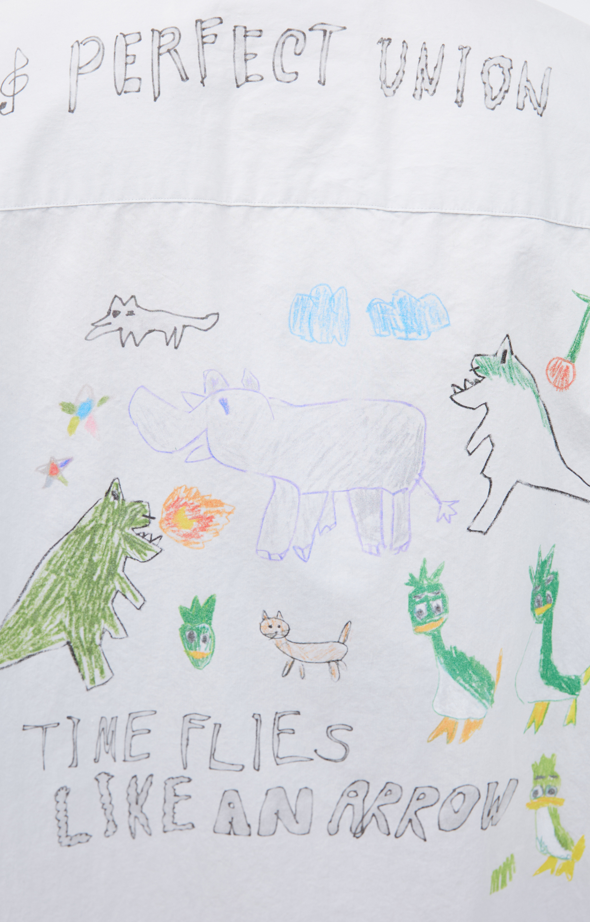 Maison Mihara Yasuhiro Рубашка с монопринтом