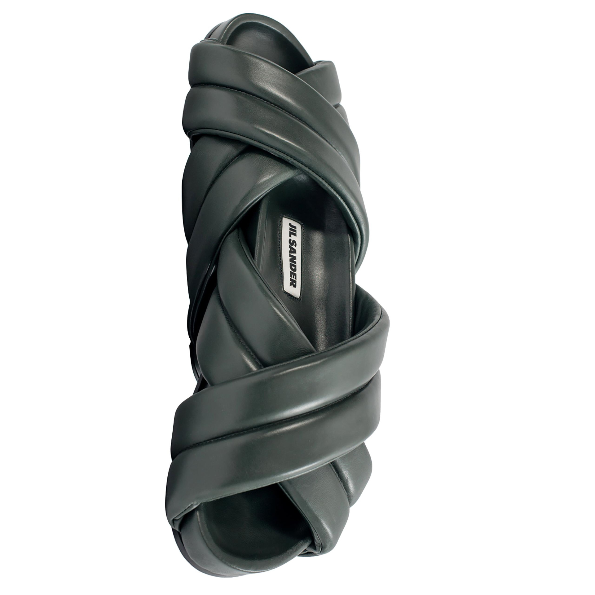 Jil Sander Кожаные сандалии