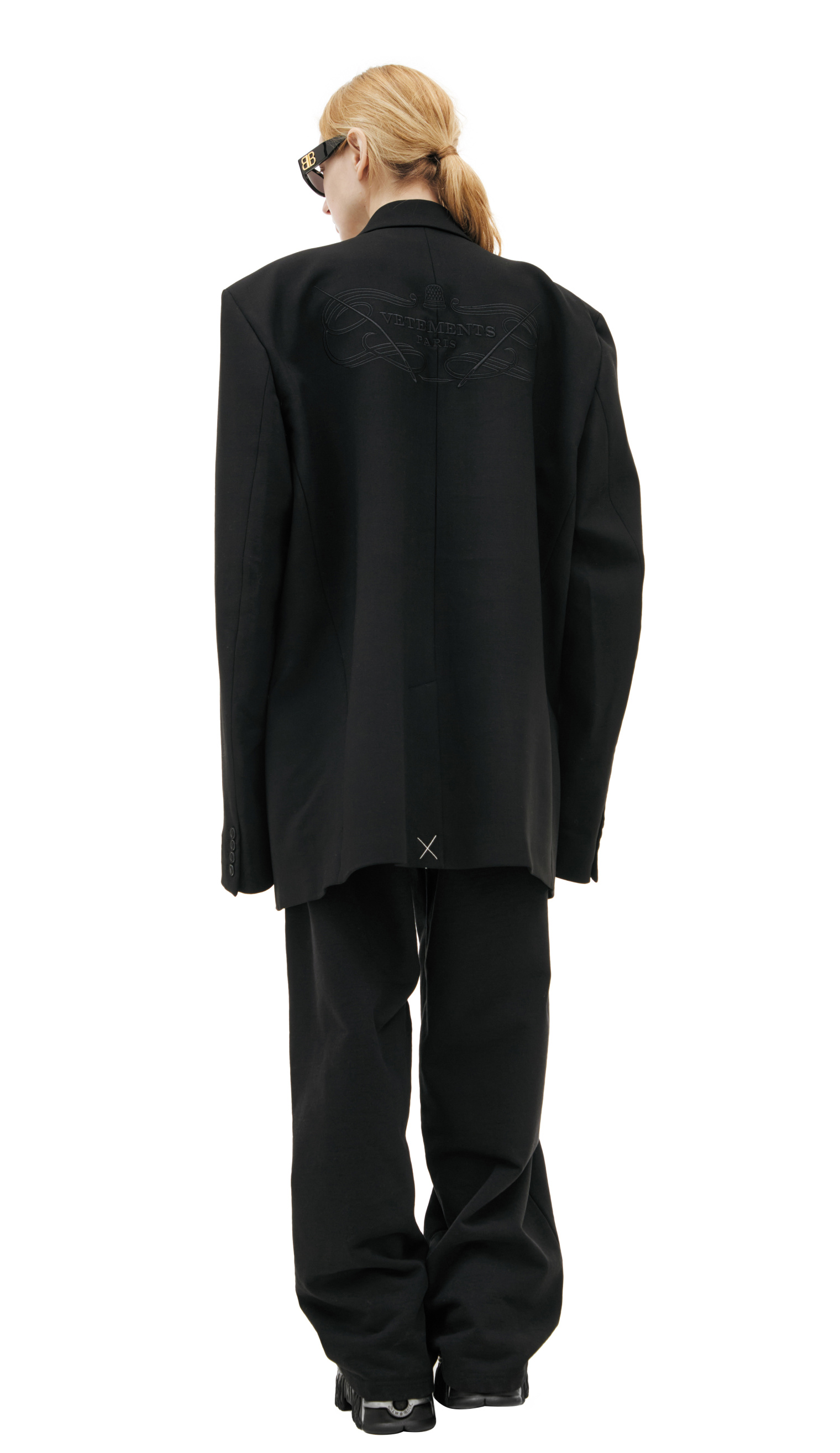 VETEMENTS Пиджак с вышивкой