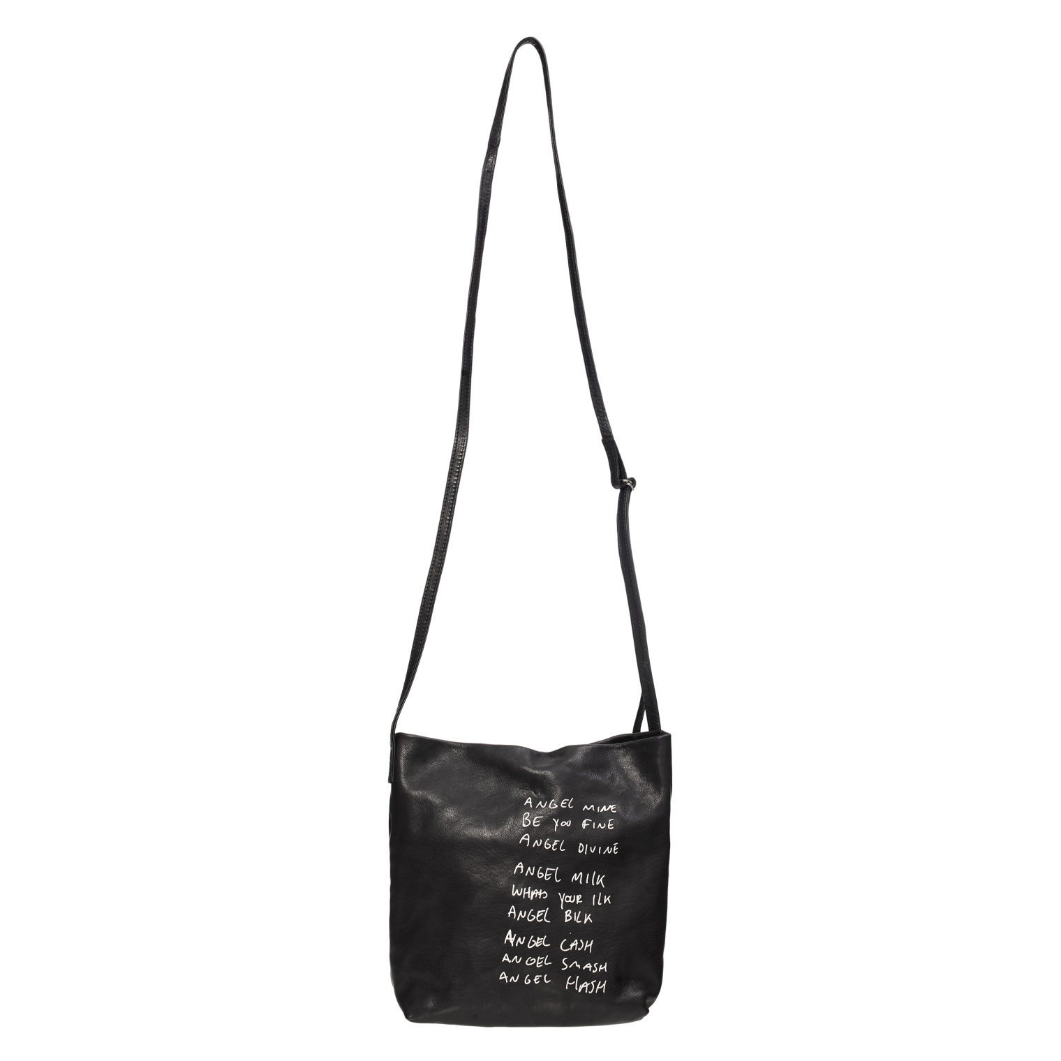 Ann Demeulemeester Черная сумка из кожи