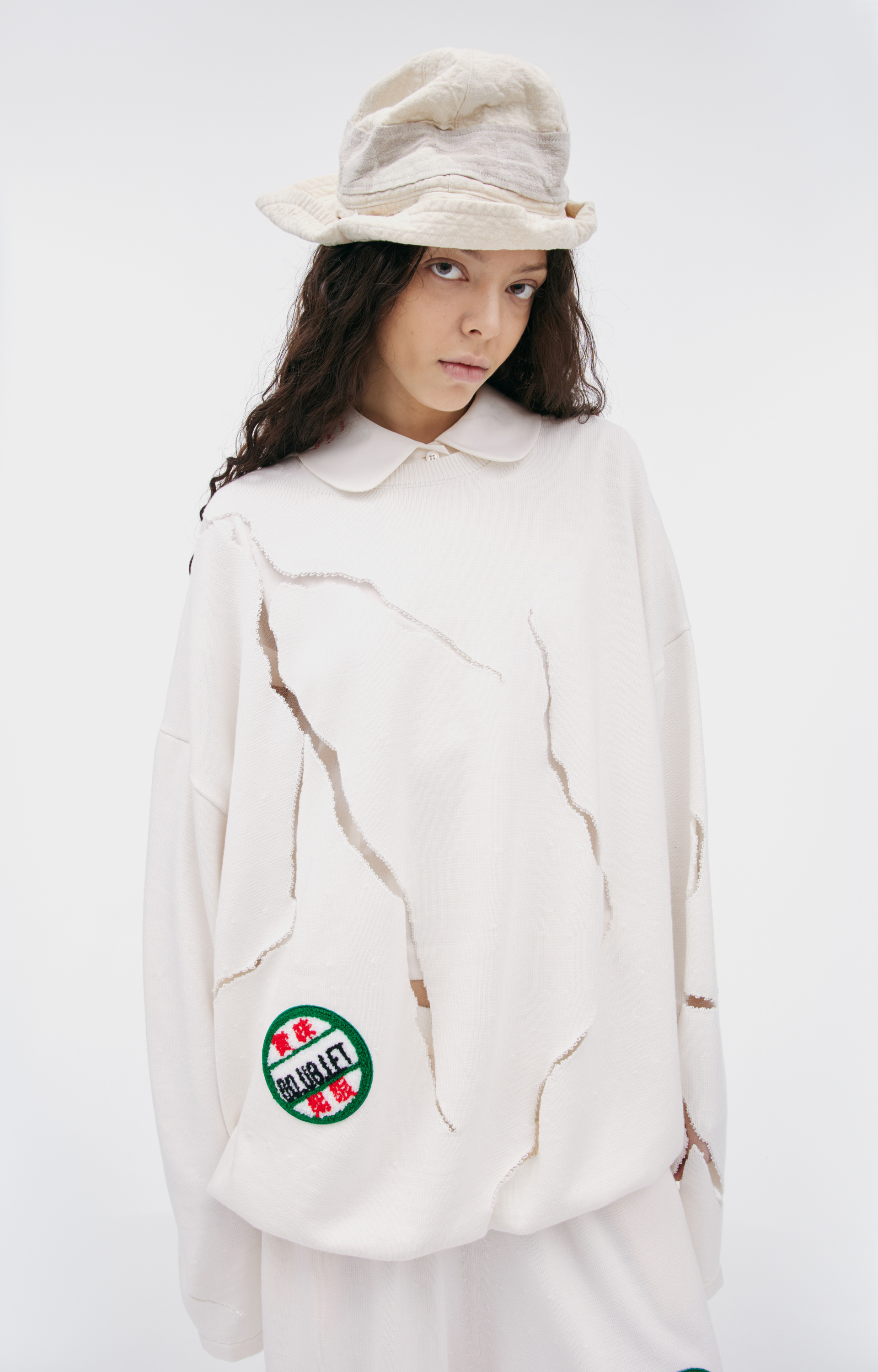 Doublet Свитшот CRACKED EGG KNIT