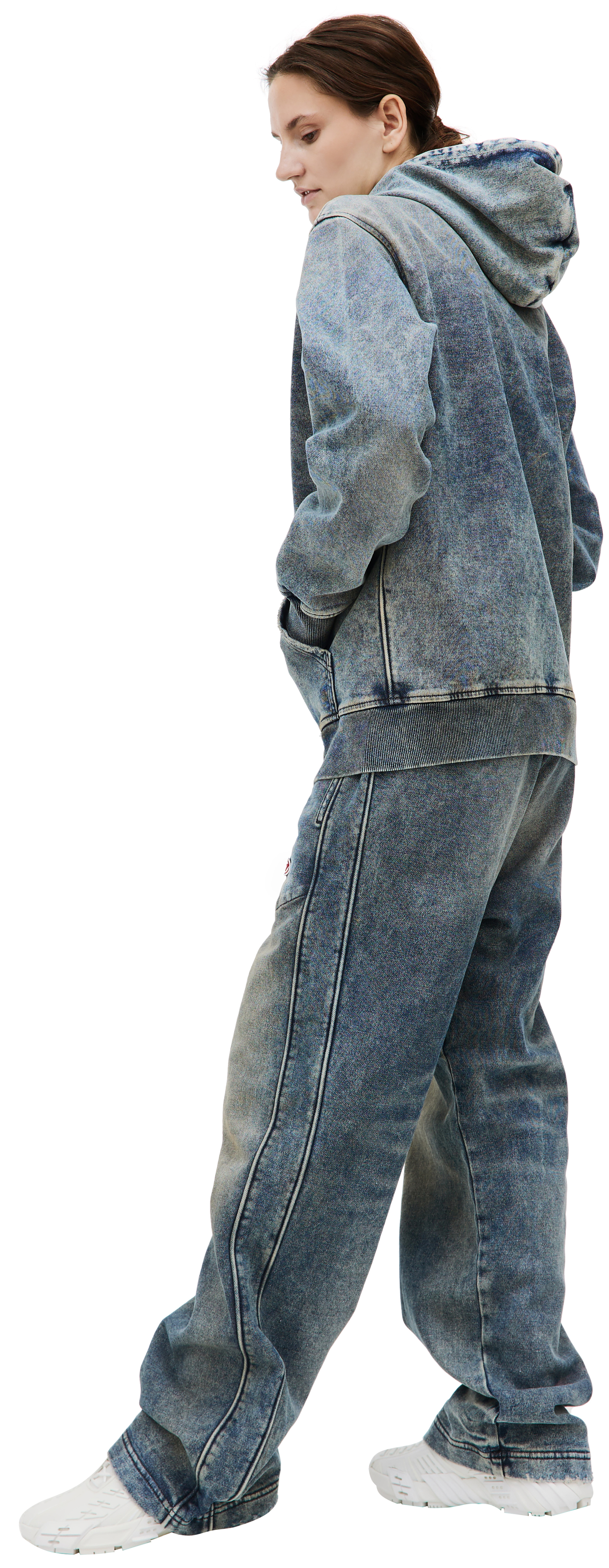 Diesel Джинсовое худи D-Gir-Ne на молнии