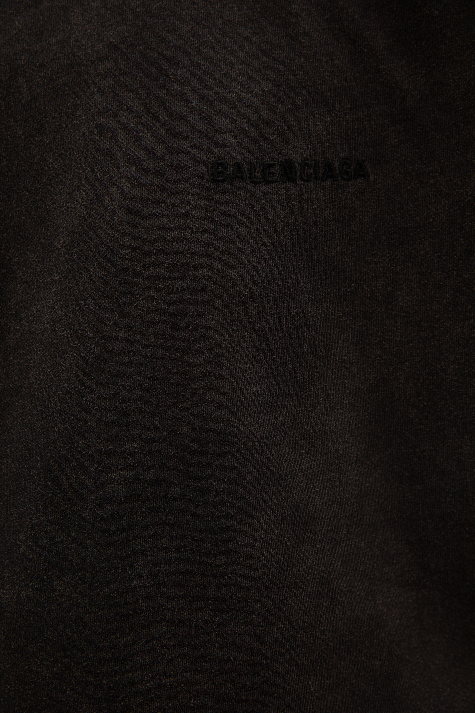 Balenciaga Выцветшая Футболка с логотипом