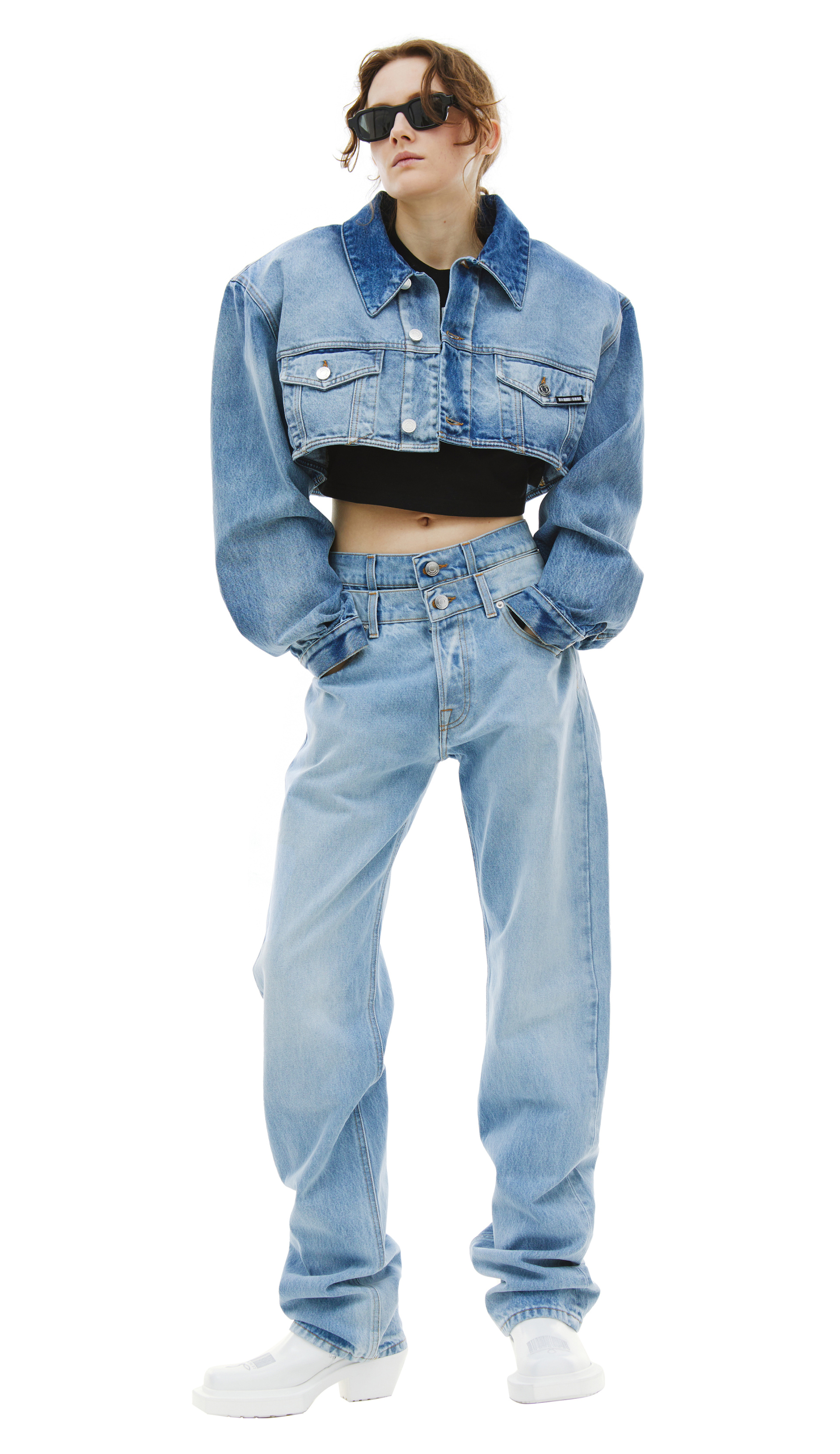 VTMNTS Укороченная джинсовая куртка