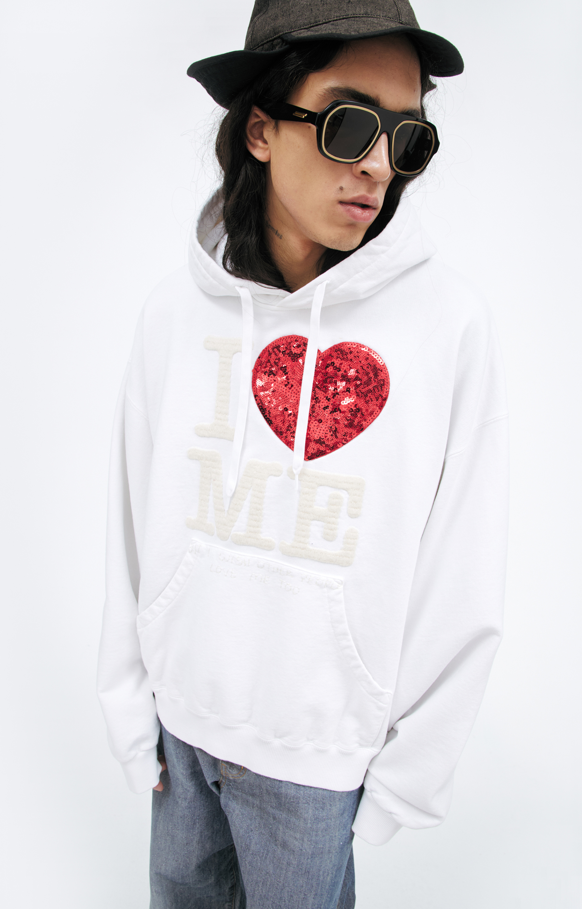 Doublet Hoodie \'I love me\'