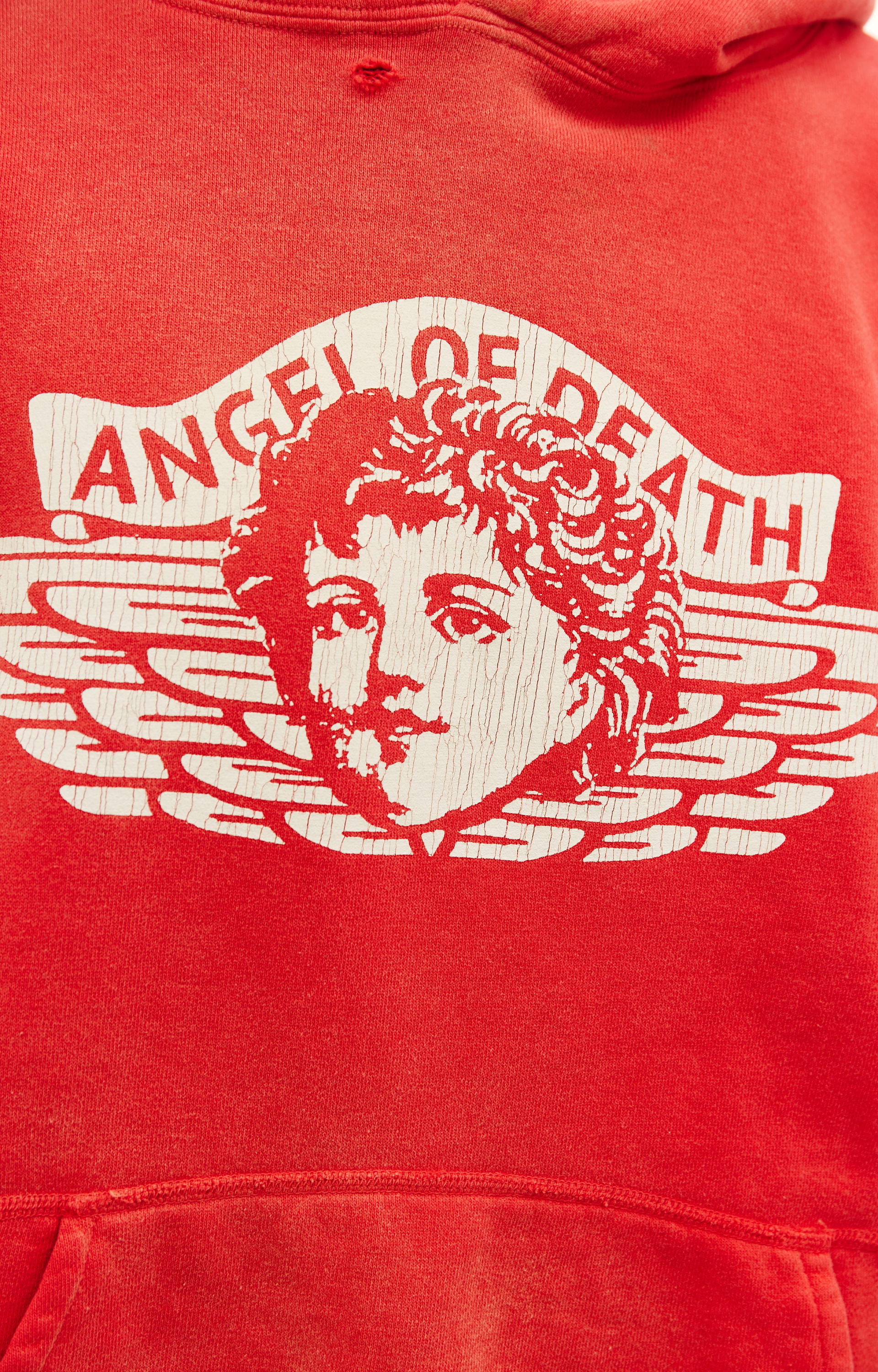 Saint Michael Выцветшее худи с принтом Saint