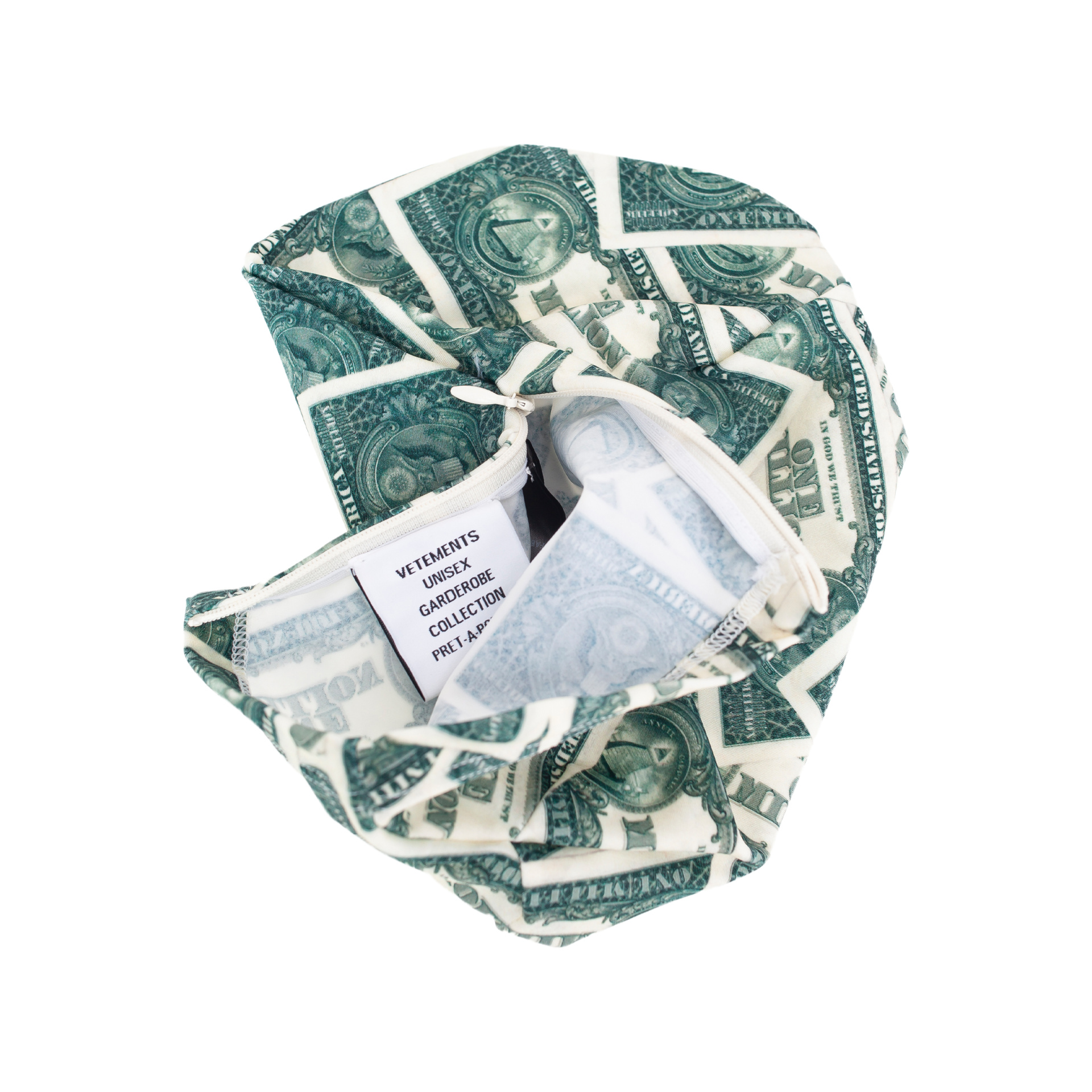 VETEMENTS Маска с монопринтом Million Dollar