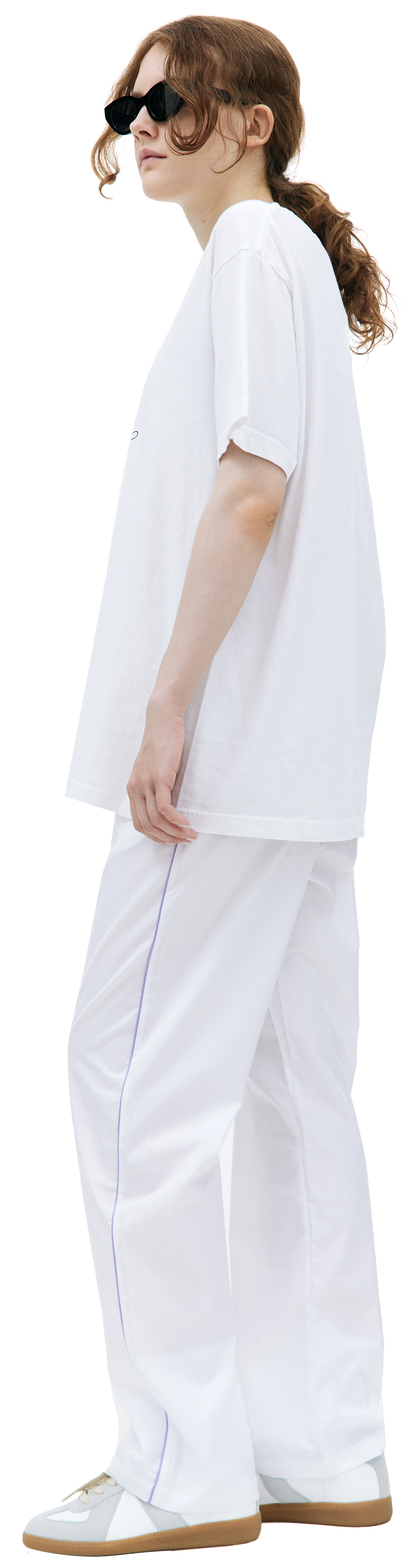 SPORTY & RICH Белая футболка Vendome