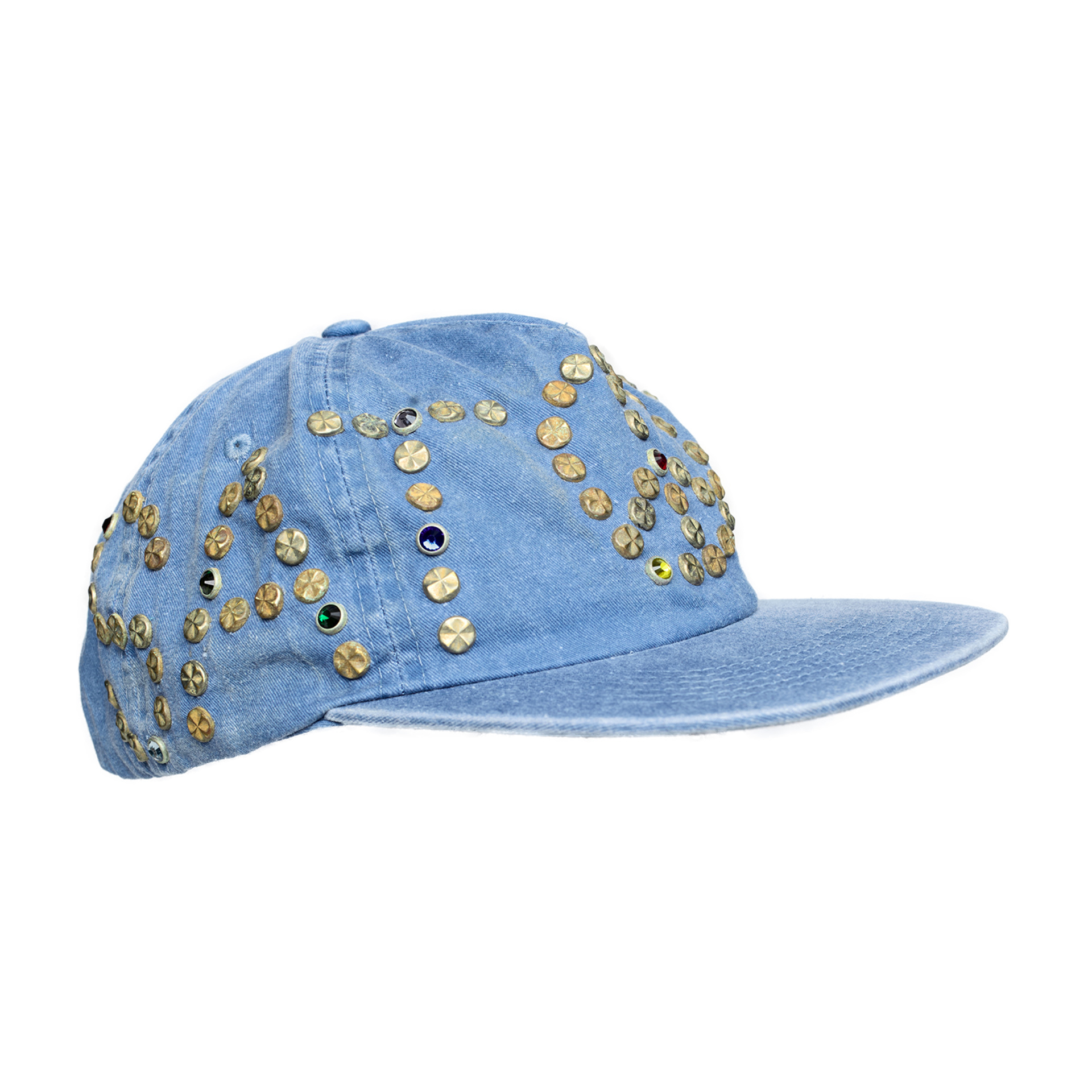 Satoshi Nakamoto Синяя кепка с заклепками