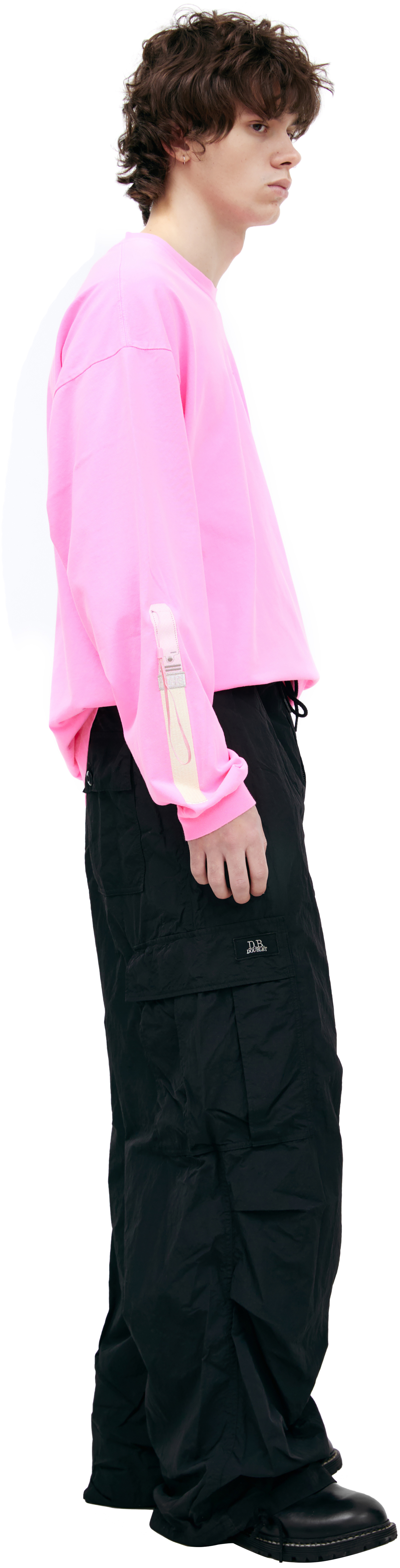 Doublet Черные брюки из нейлона