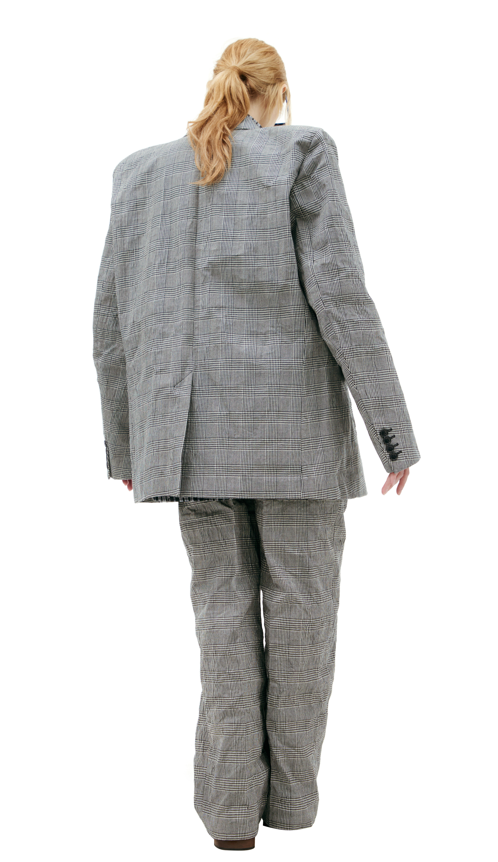 VETEMENTS Однобортный пиджак в клетку