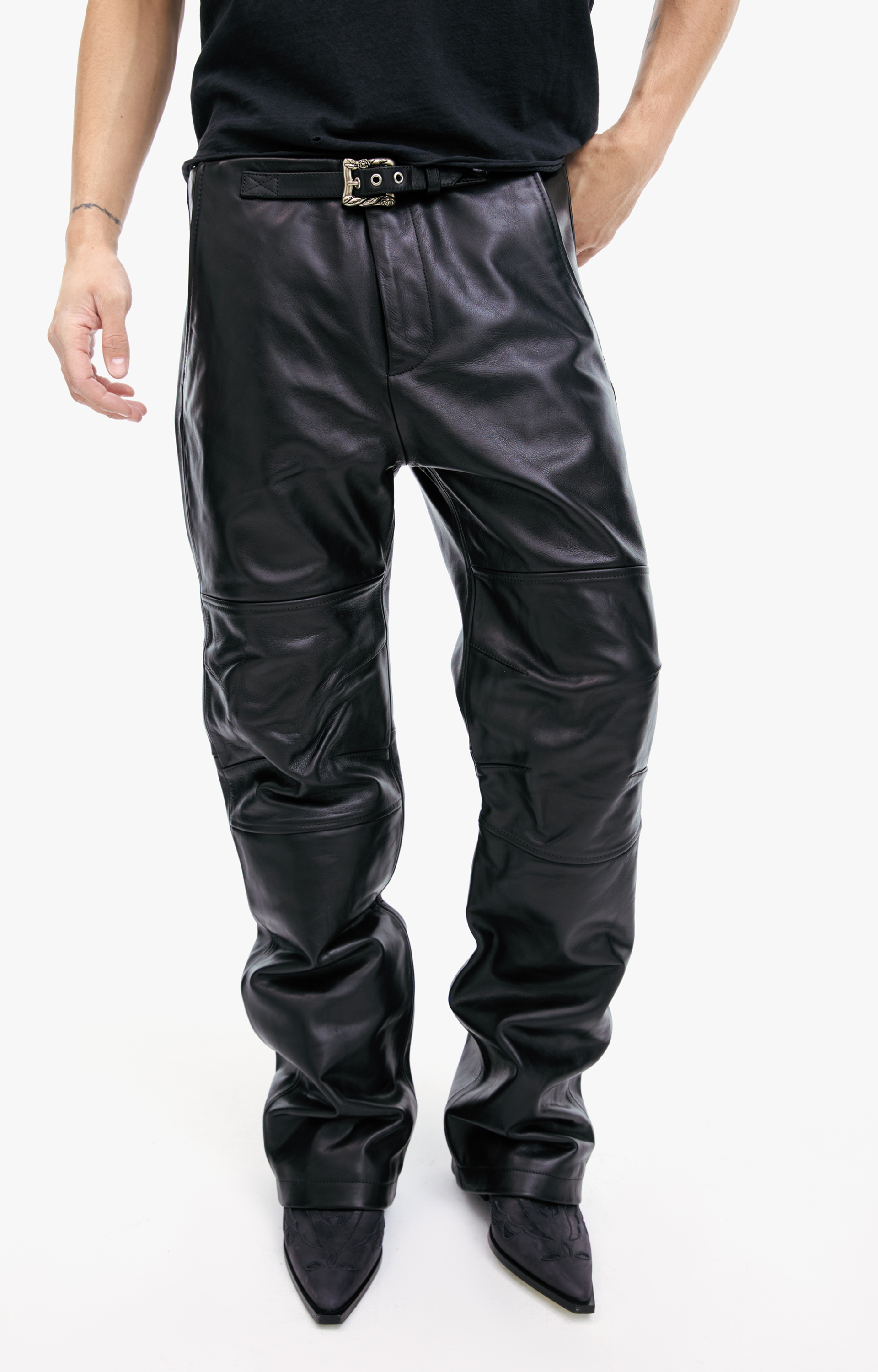 Enfants Riches Déprimés Кожаные брюки