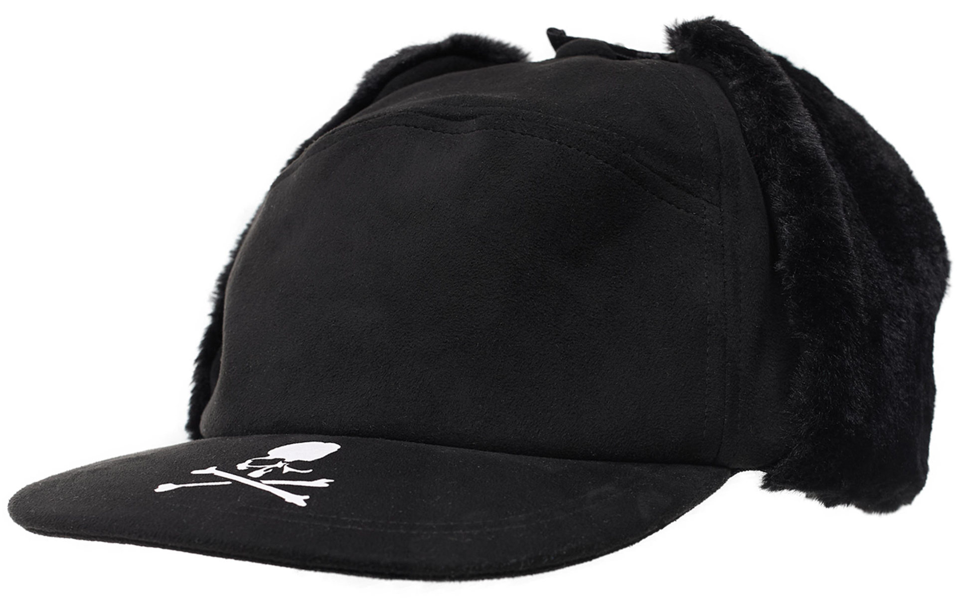 Mastermind WORLD Черная кепка-ушанка