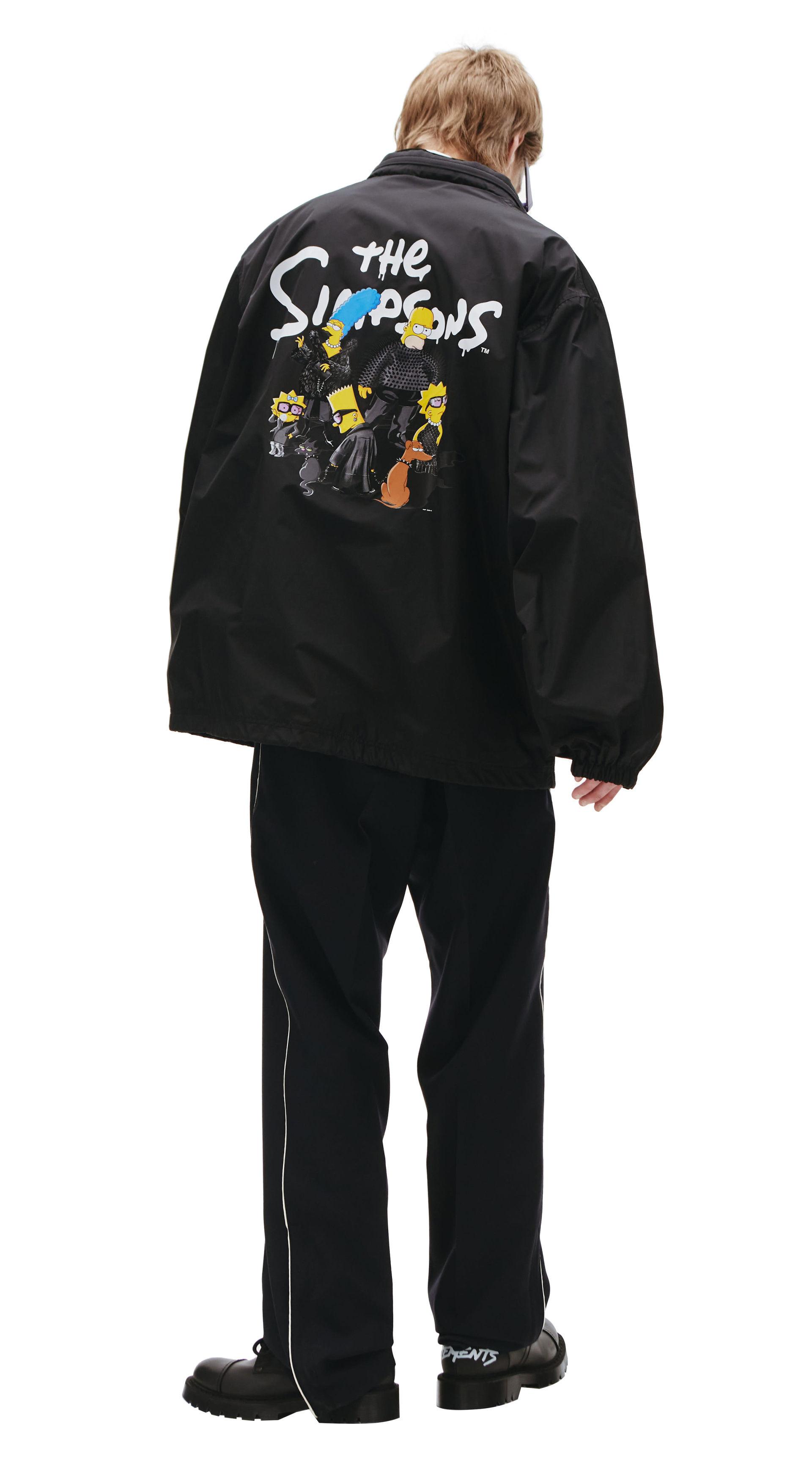 Balenciaga Ветровка Balenciaga X The Simpsons с принтом