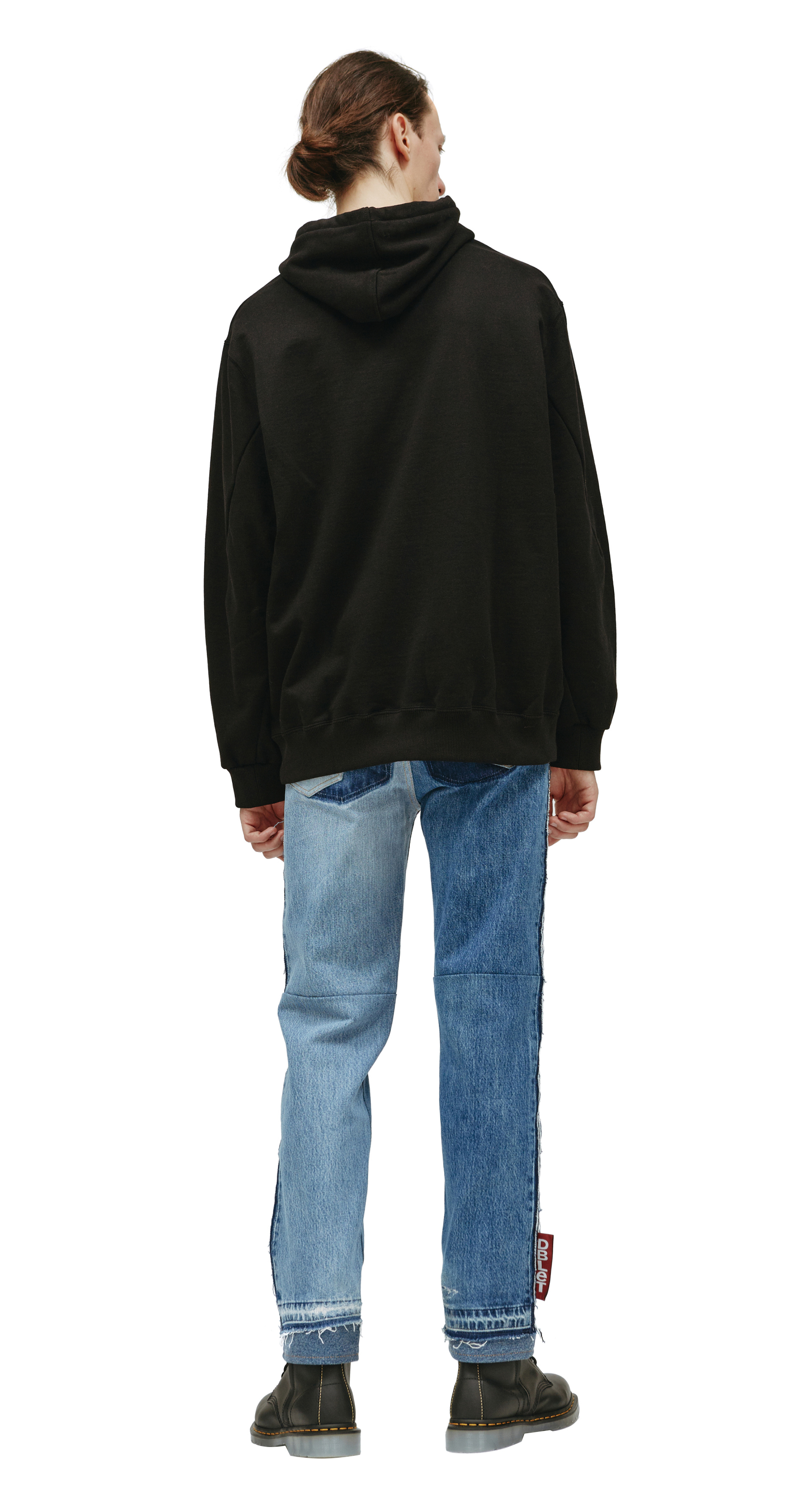 Doublet Черное худи с вышивкой