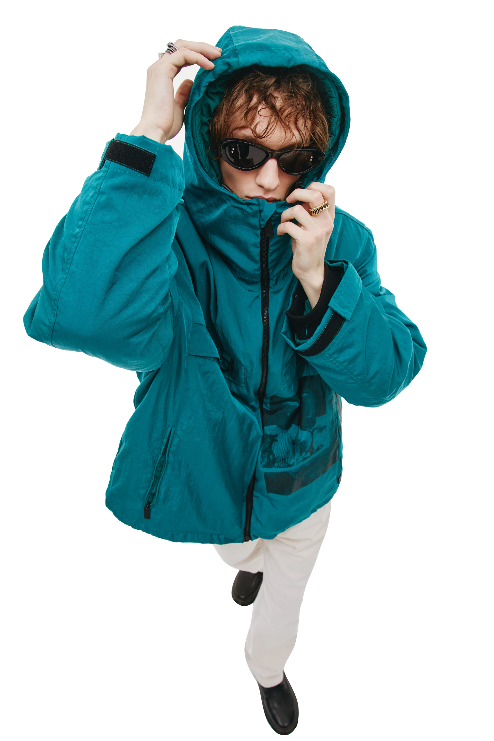 Enfants Riches Déprimés Оверсайз куртка Theatre for Dogs с принтами