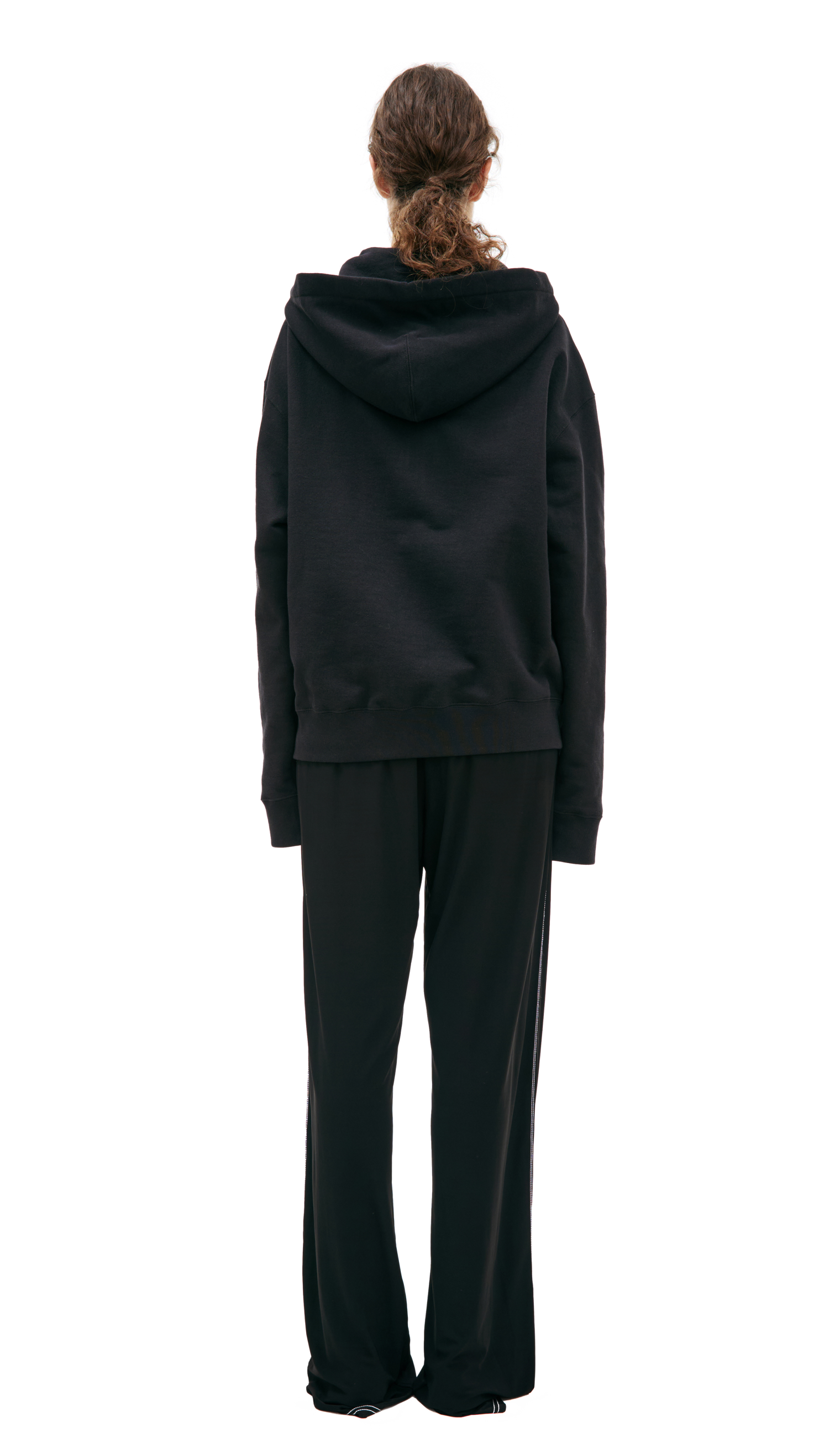 Jil Sander Худи на молнии с патчем
