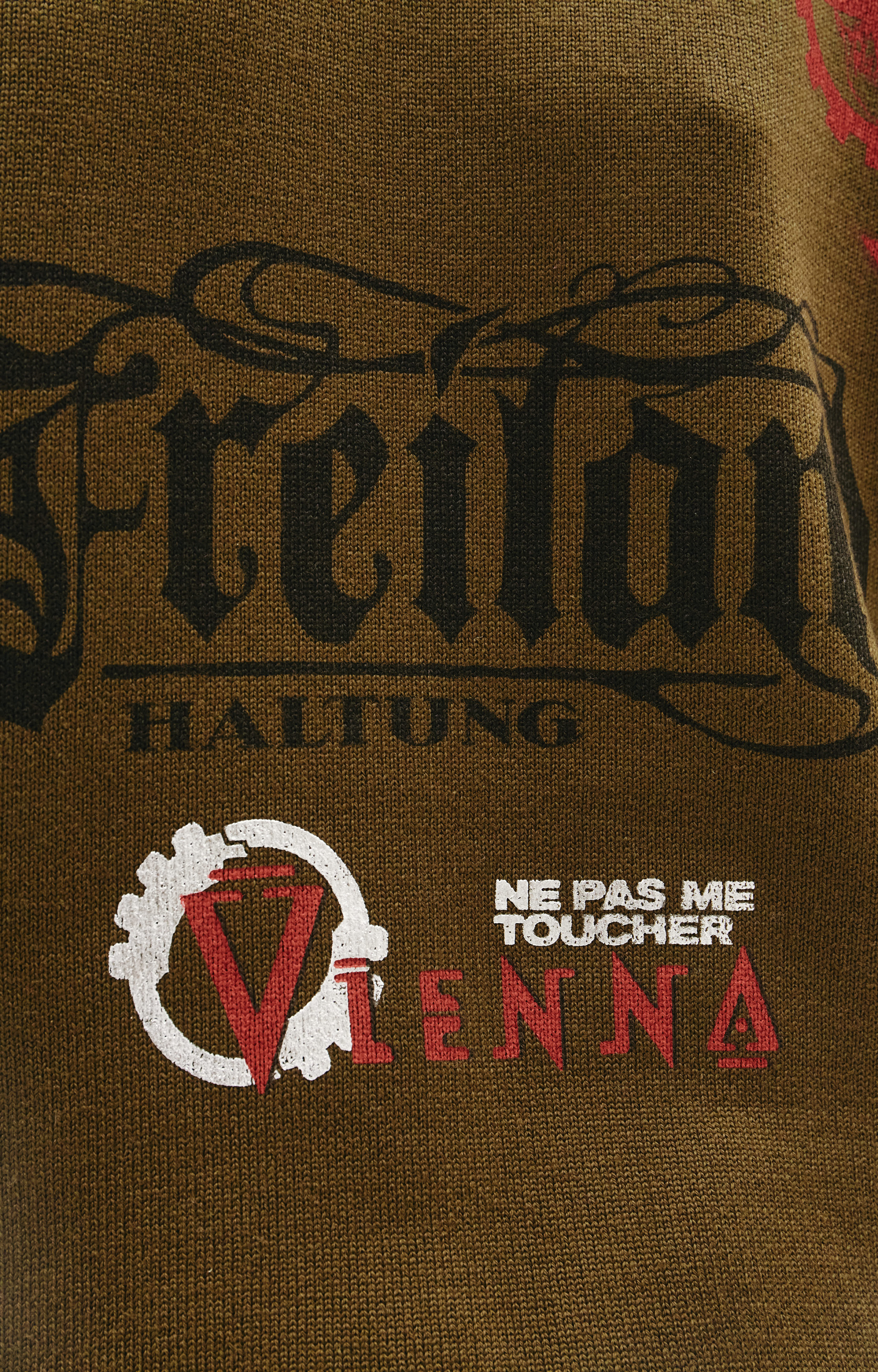 VETEMENTS Шерстяной свитер Maybe metall