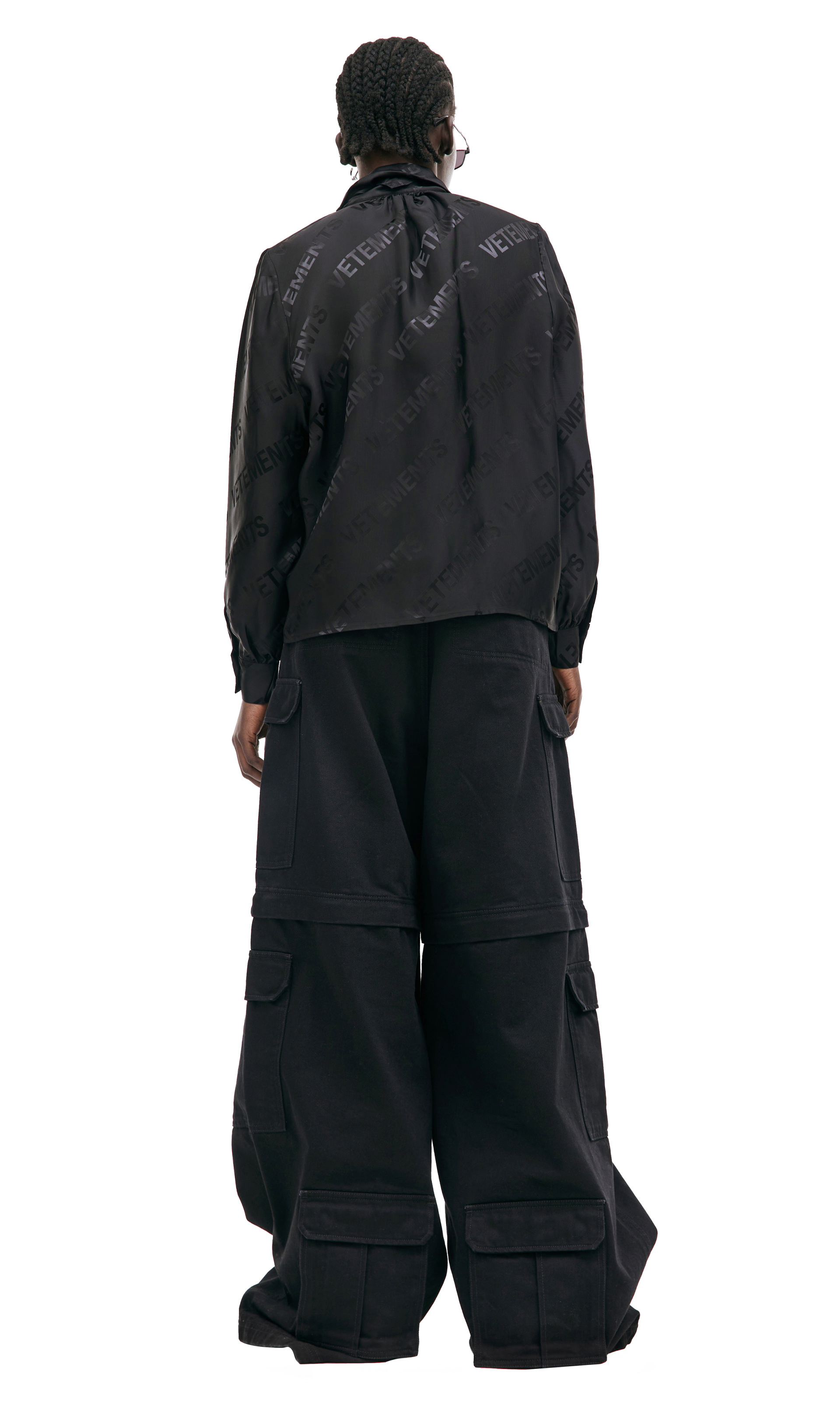 VETEMENTS Рубашка с монопринтом