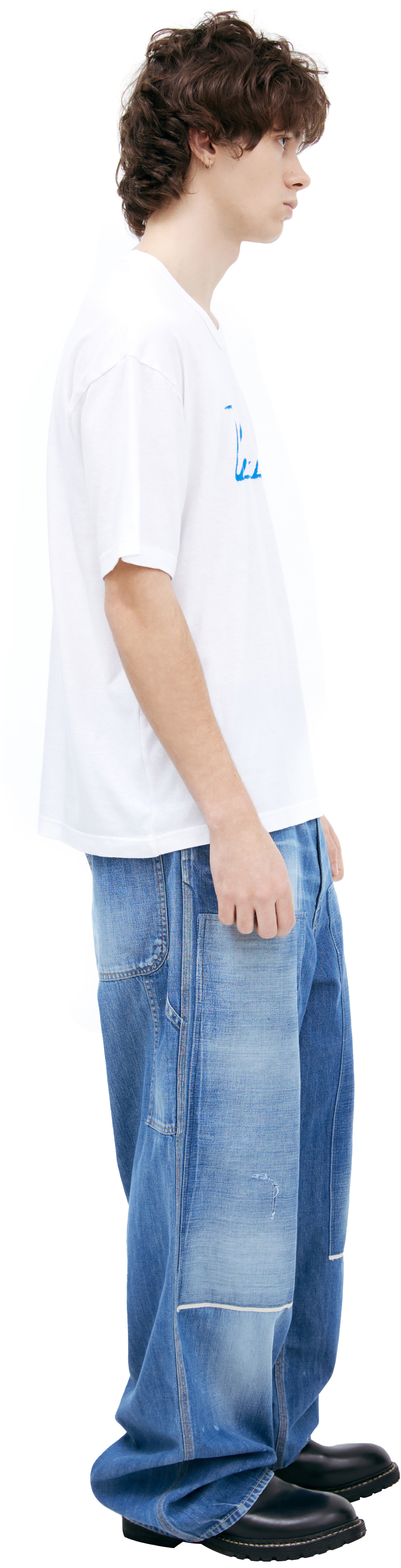 visvim Хлопковая футболка с логотипом