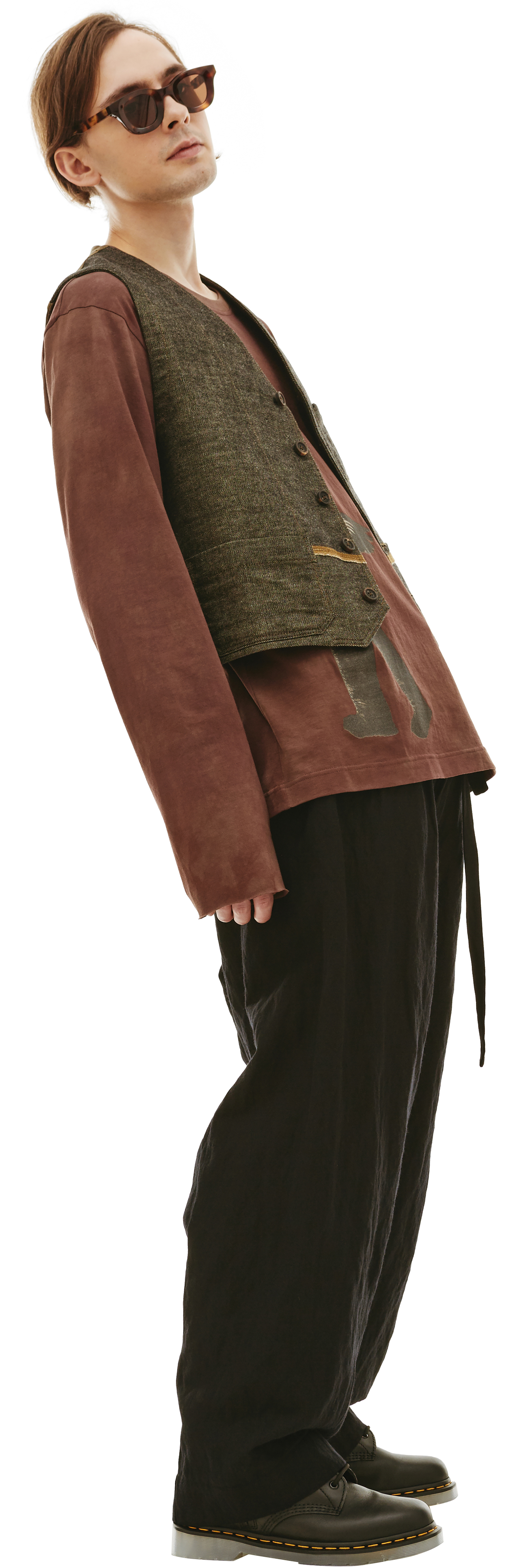 Ziggy Chen Комбинированный жилет