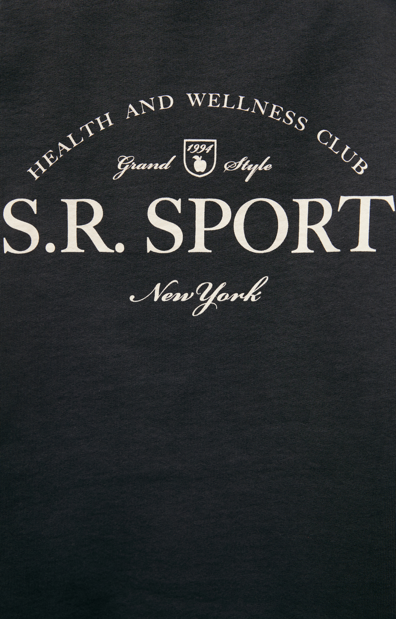 SPORTY & RICH Хлопковый свитшот с логотипом