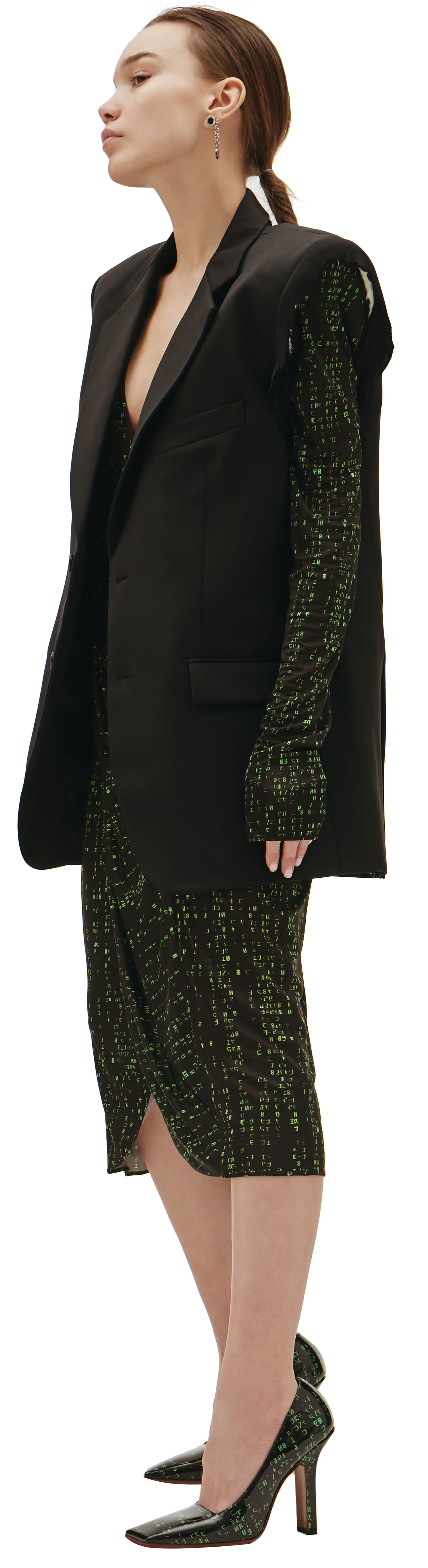 VETEMENTS Оверсайз пиджак без рукавов