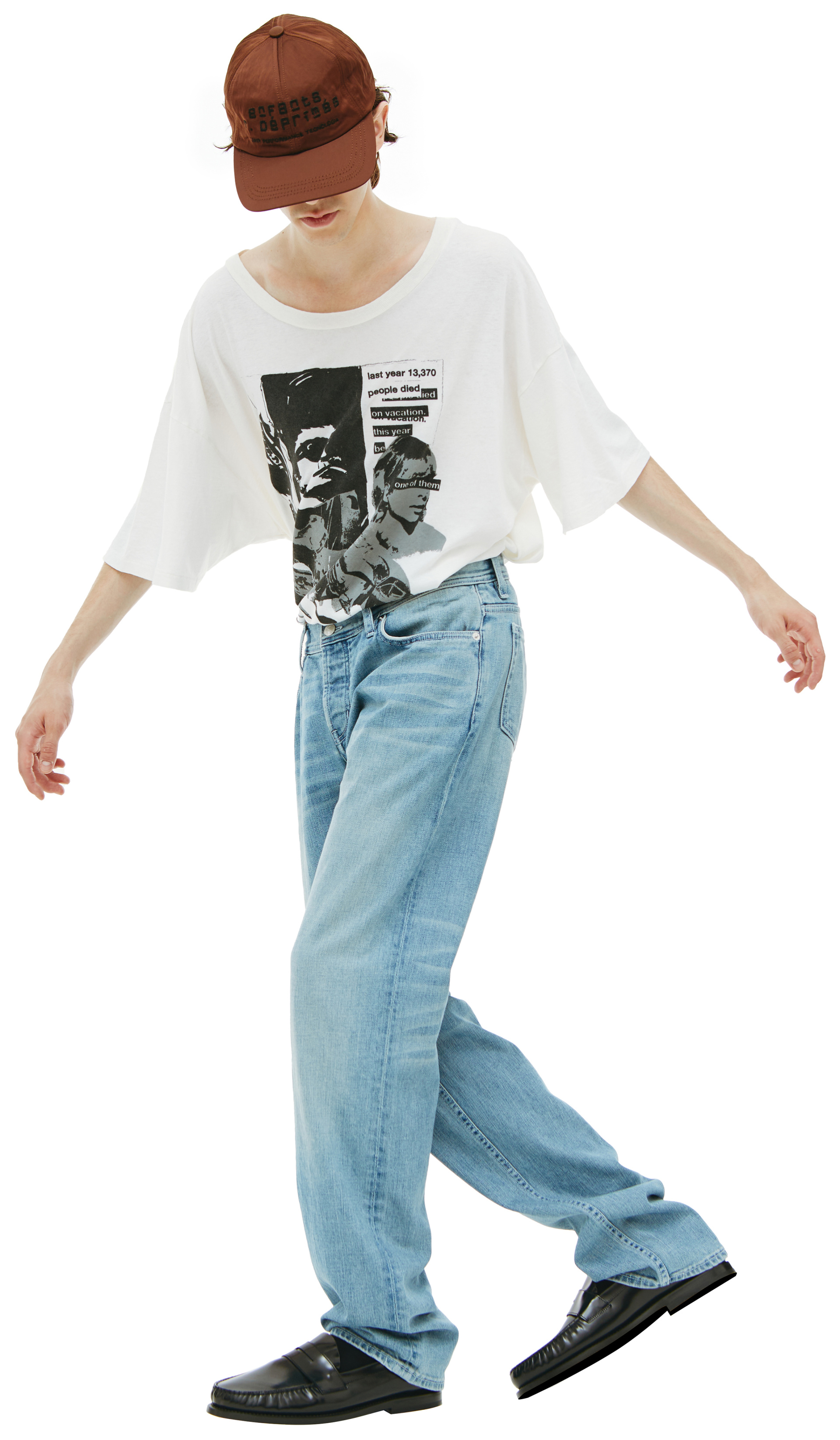 Enfants Riches Déprimés Прямые джинсы с выстиранным эффектом