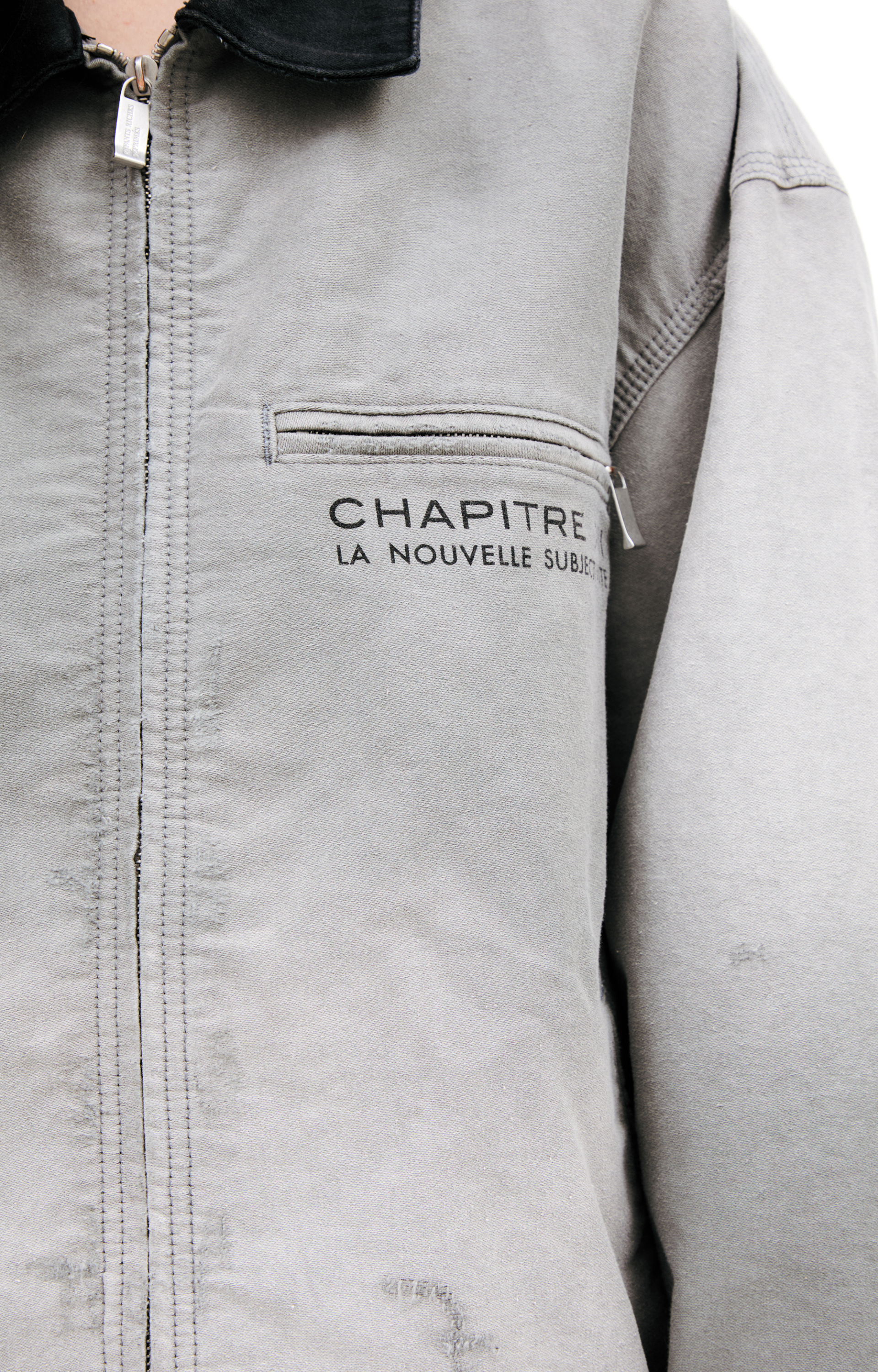 Enfants Riches Déprimés Серая куртка с патчами