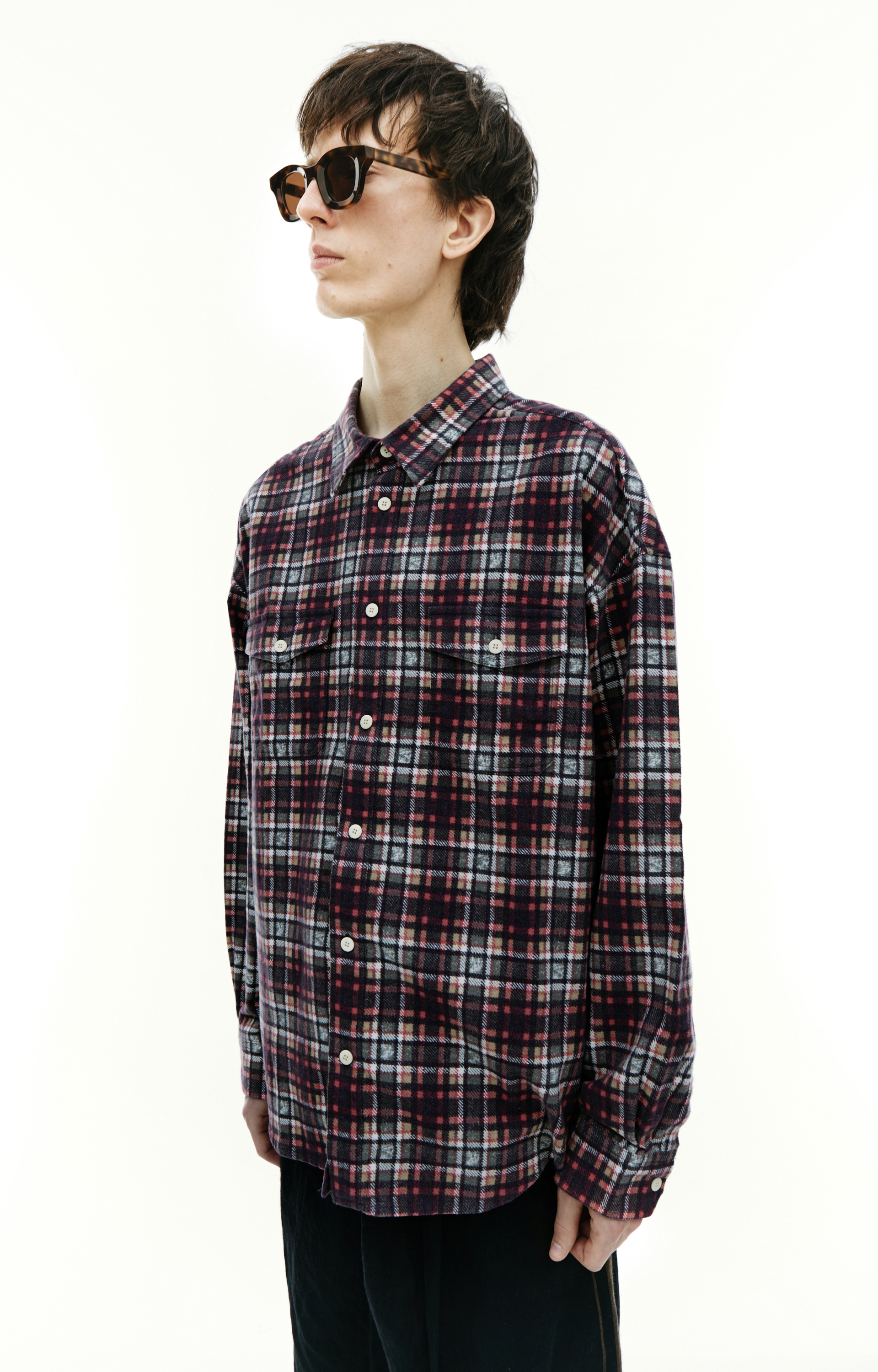 visvim Рубашка Pioneer в клетку